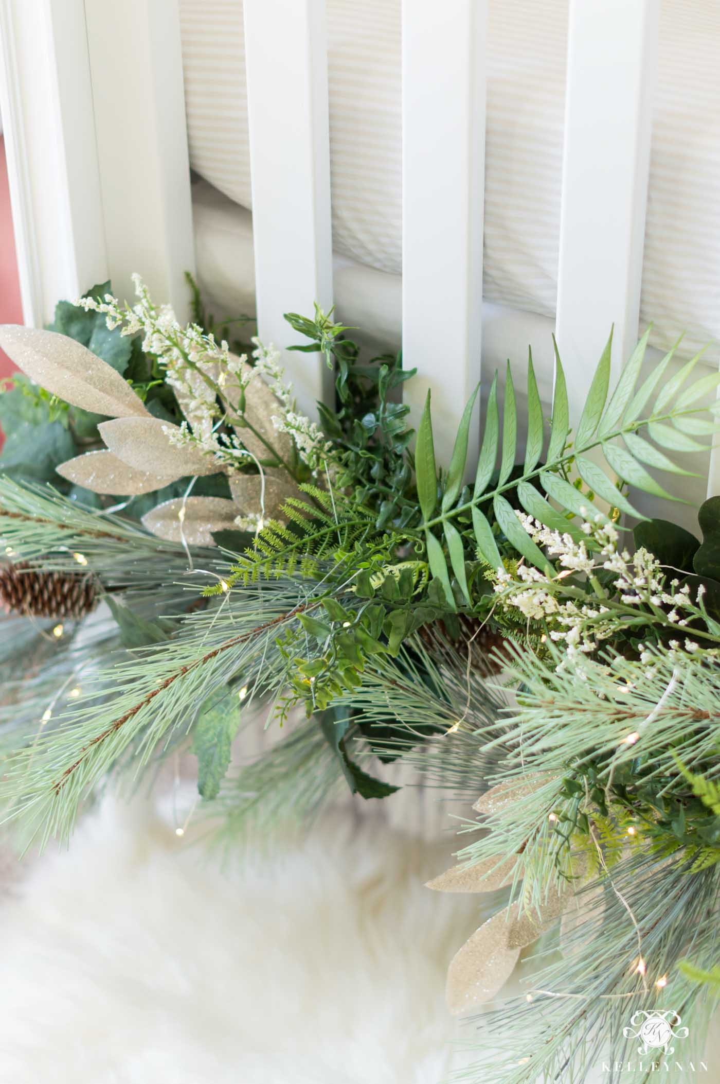 DIY Garland for a Christmas Baby Nursery