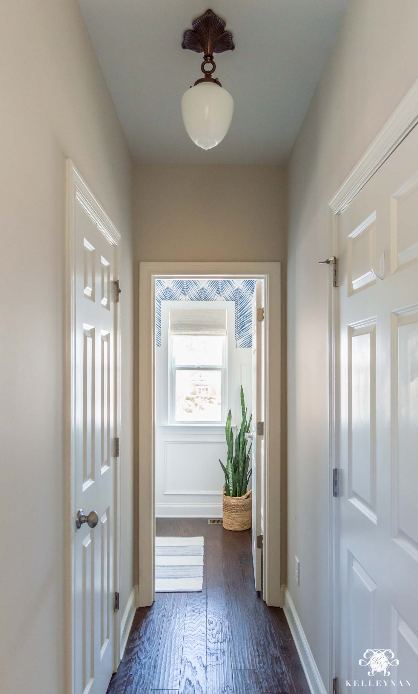 Coastal Powder Room A Modern Classic Design Kelley Nan