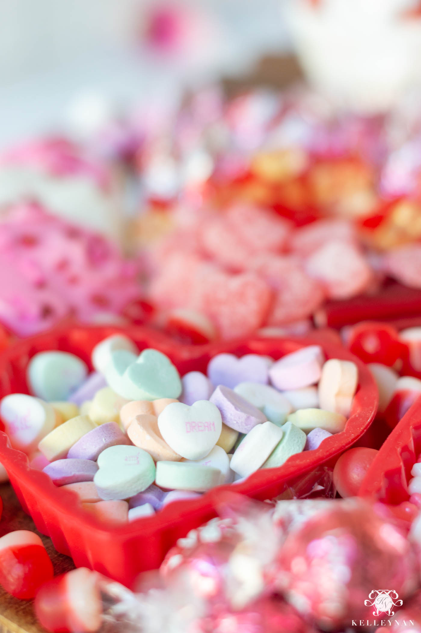 Valentine's Day Candy Display and Treat Idea