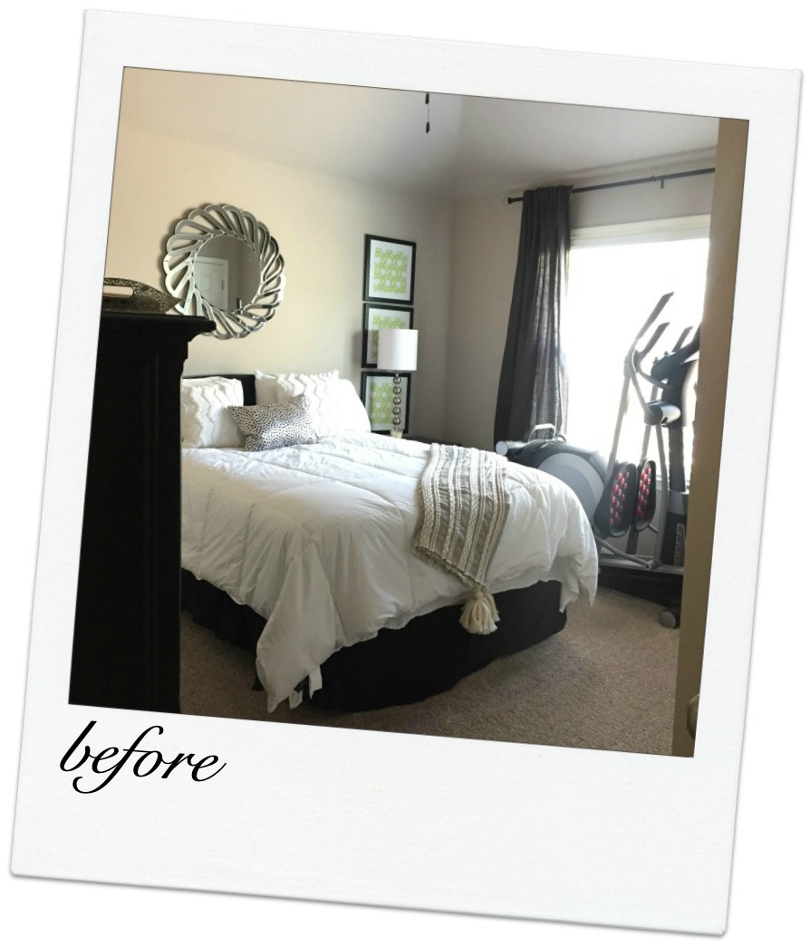 Before Guest Bedroom Makeover