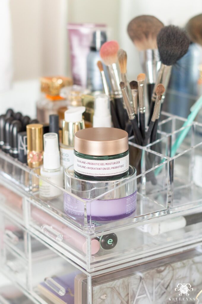 Makeup Organization Tips & Best Acrylic Makeup Organizer - Kelley Nan