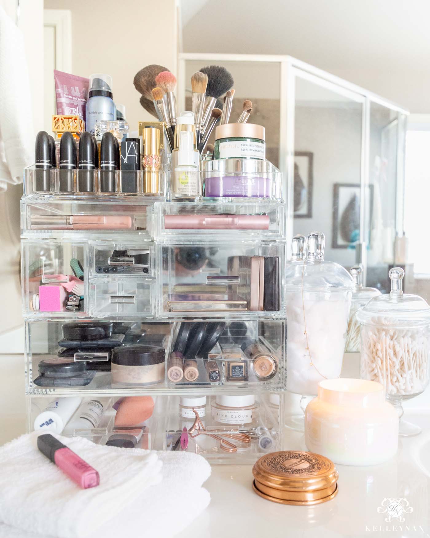 Makeup Organization Tips & Best Acrylic Makeup Organizer Kelley Nan