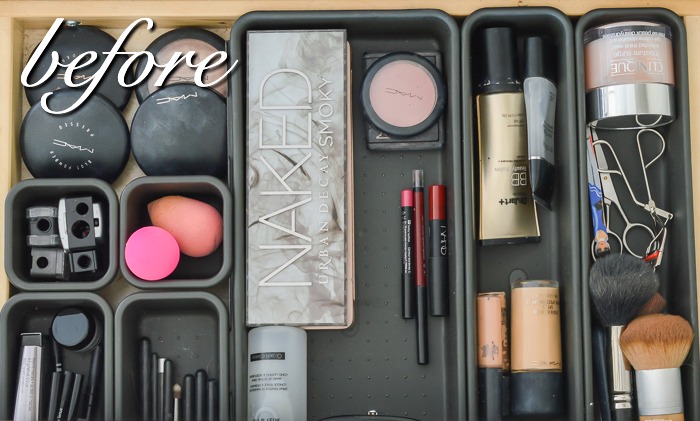 Makeup Organization Solution- Before & After