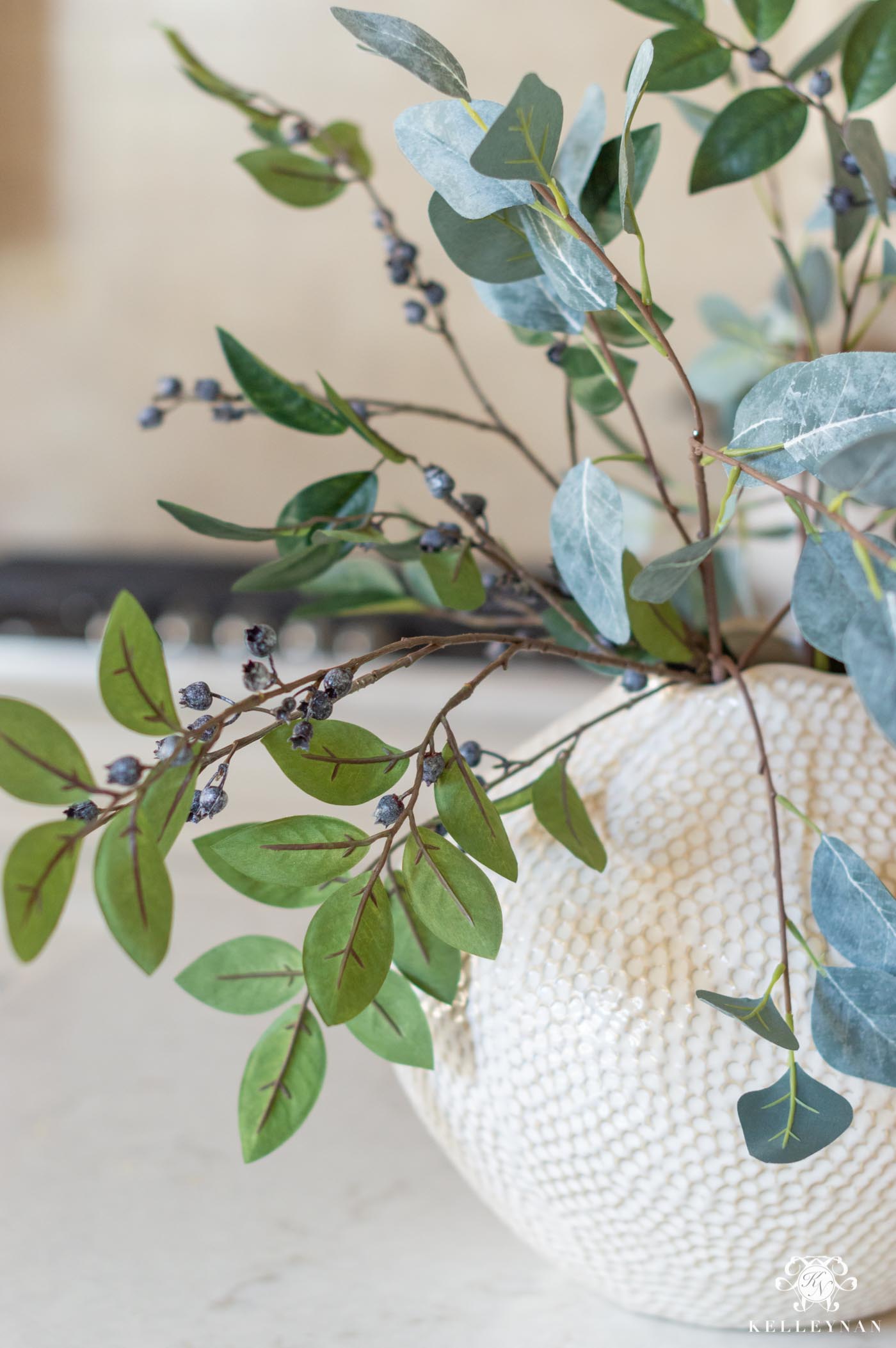 Faux Blueberry Stems and the Best Fake Flowers