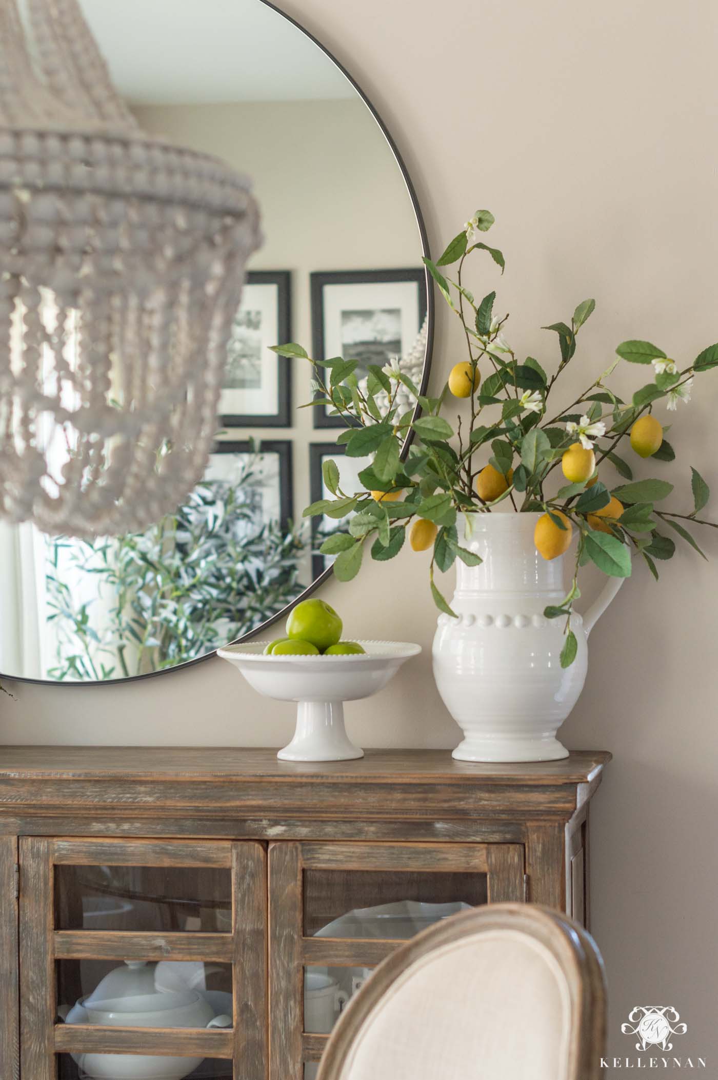 Easy Spring Decorating with Faux Flowers and Stems