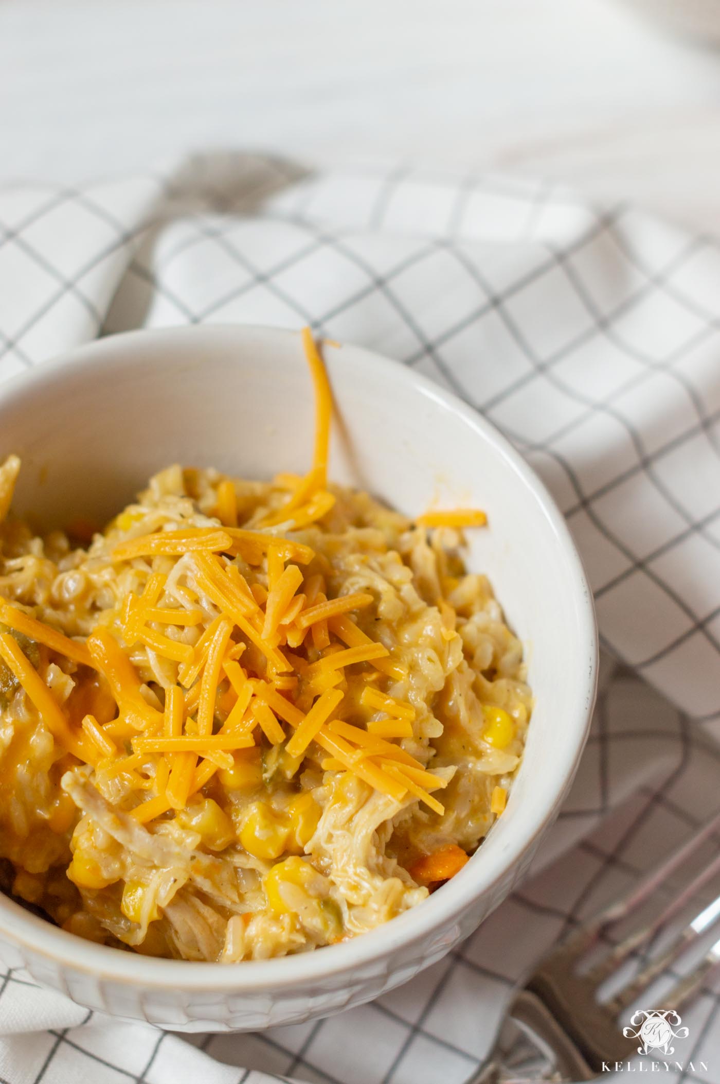 The BEST Instant Pot Cheesy Chicken and Rice Recipe