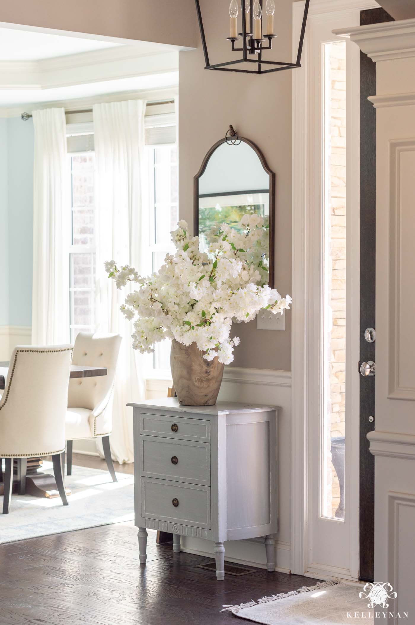 Coastal Powder Room - A Modern, Classic Design - Kelley Nan