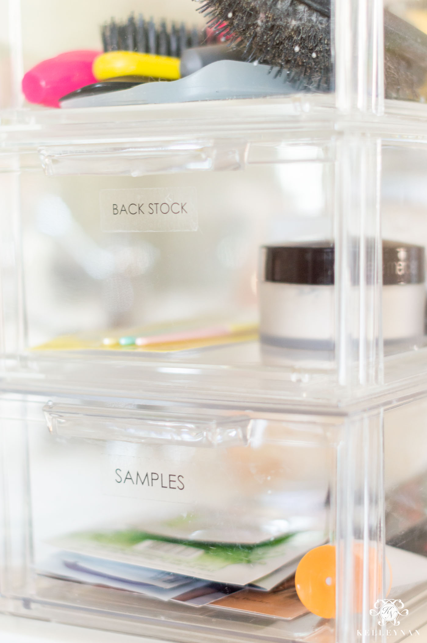 Organized Bathroom Cabinets