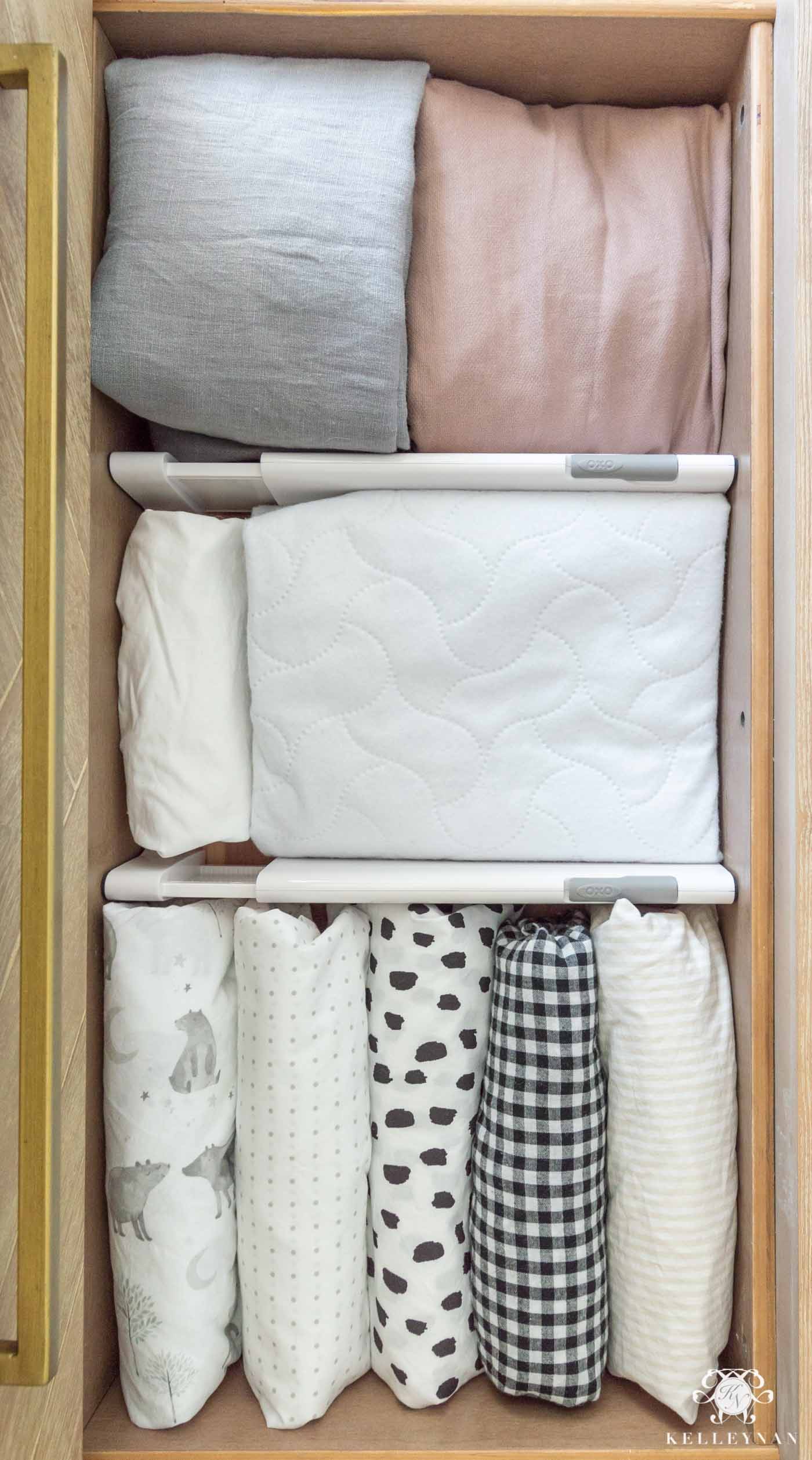 A Small Organized Linen Closet (And Ideas to Store Bulky Bedding) - Kelley  Nan