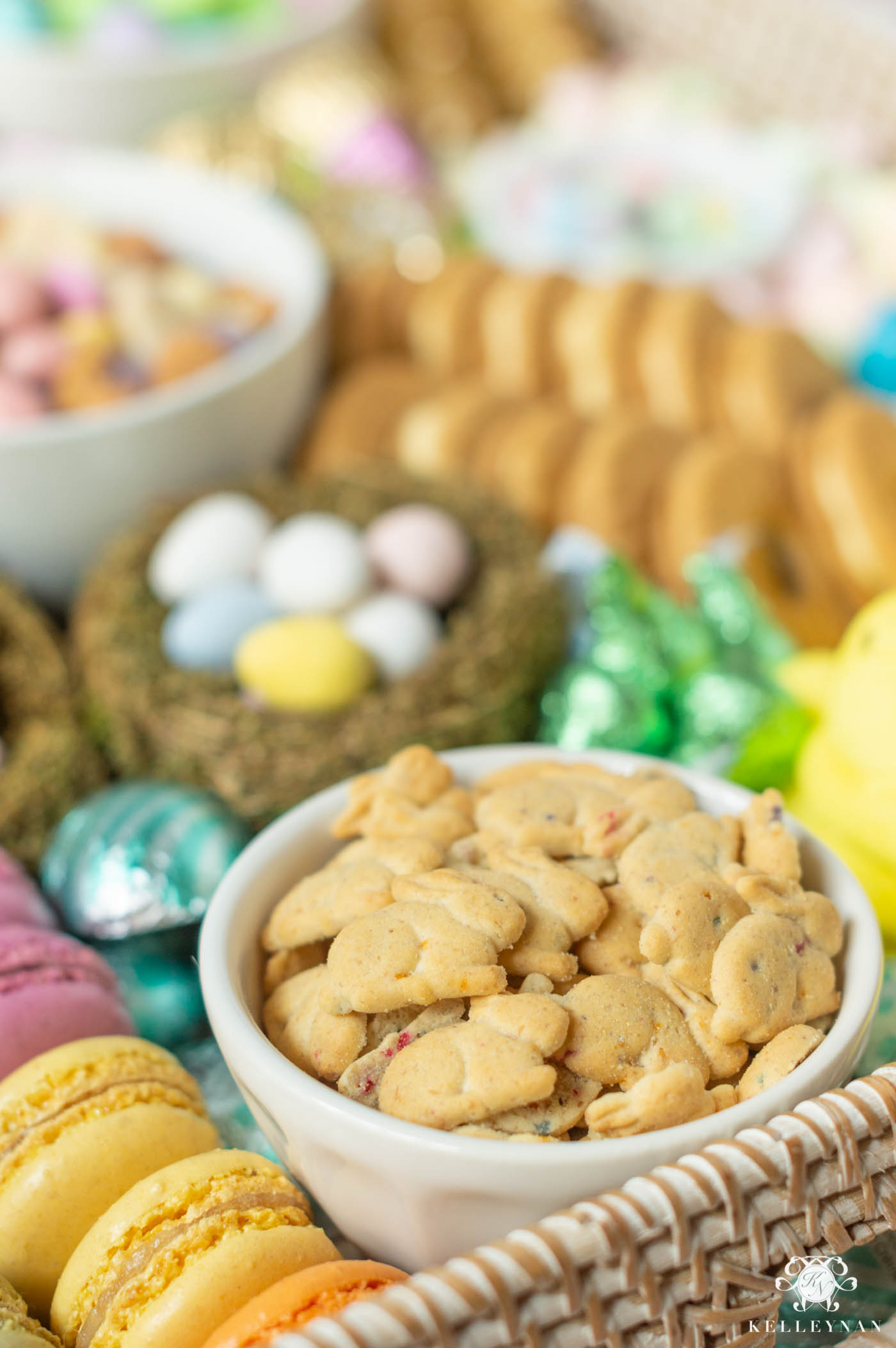 Easter Candy Platter and Display