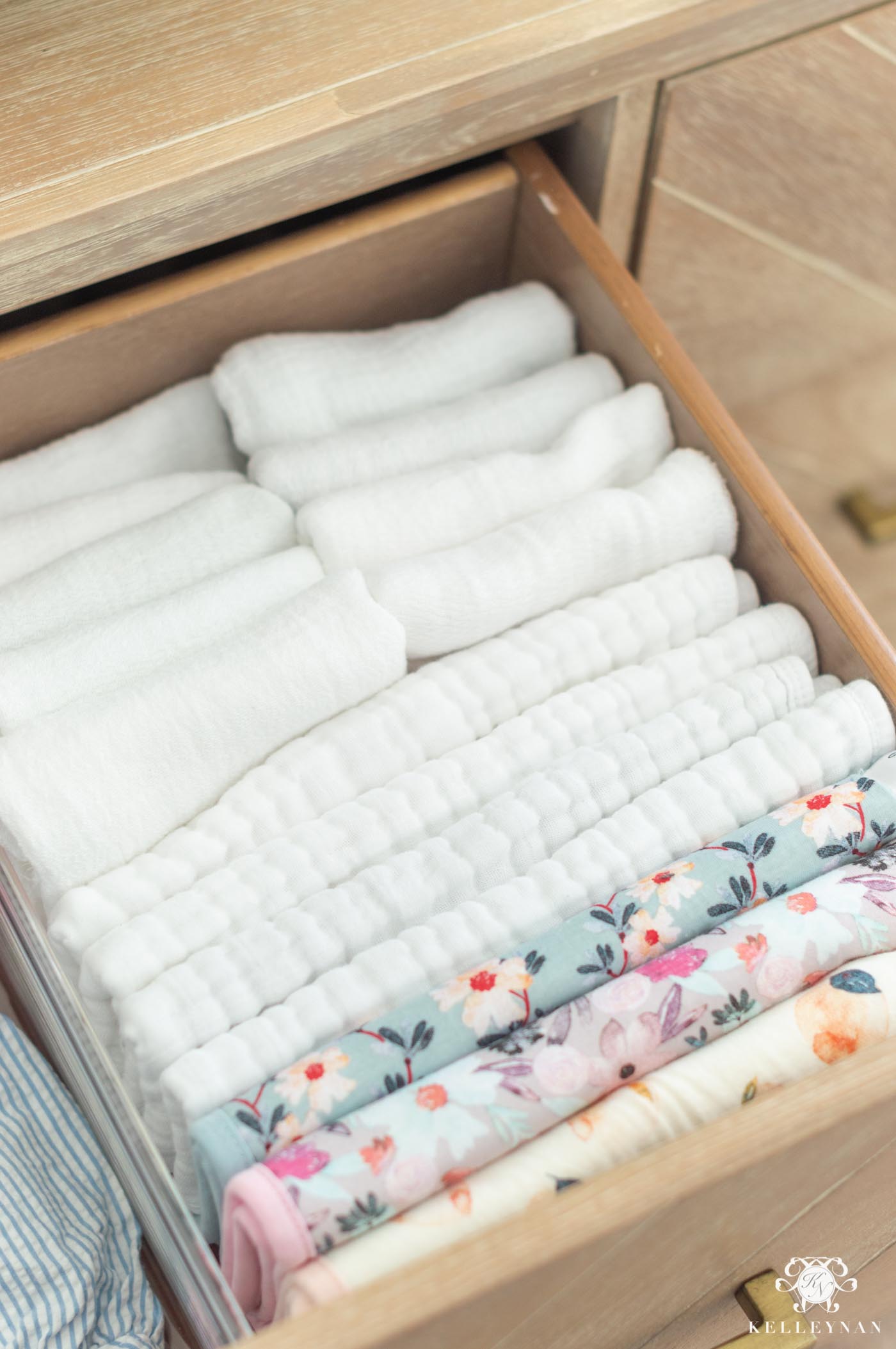 How to Organize Your Nursery Dresser and Baby Essentials