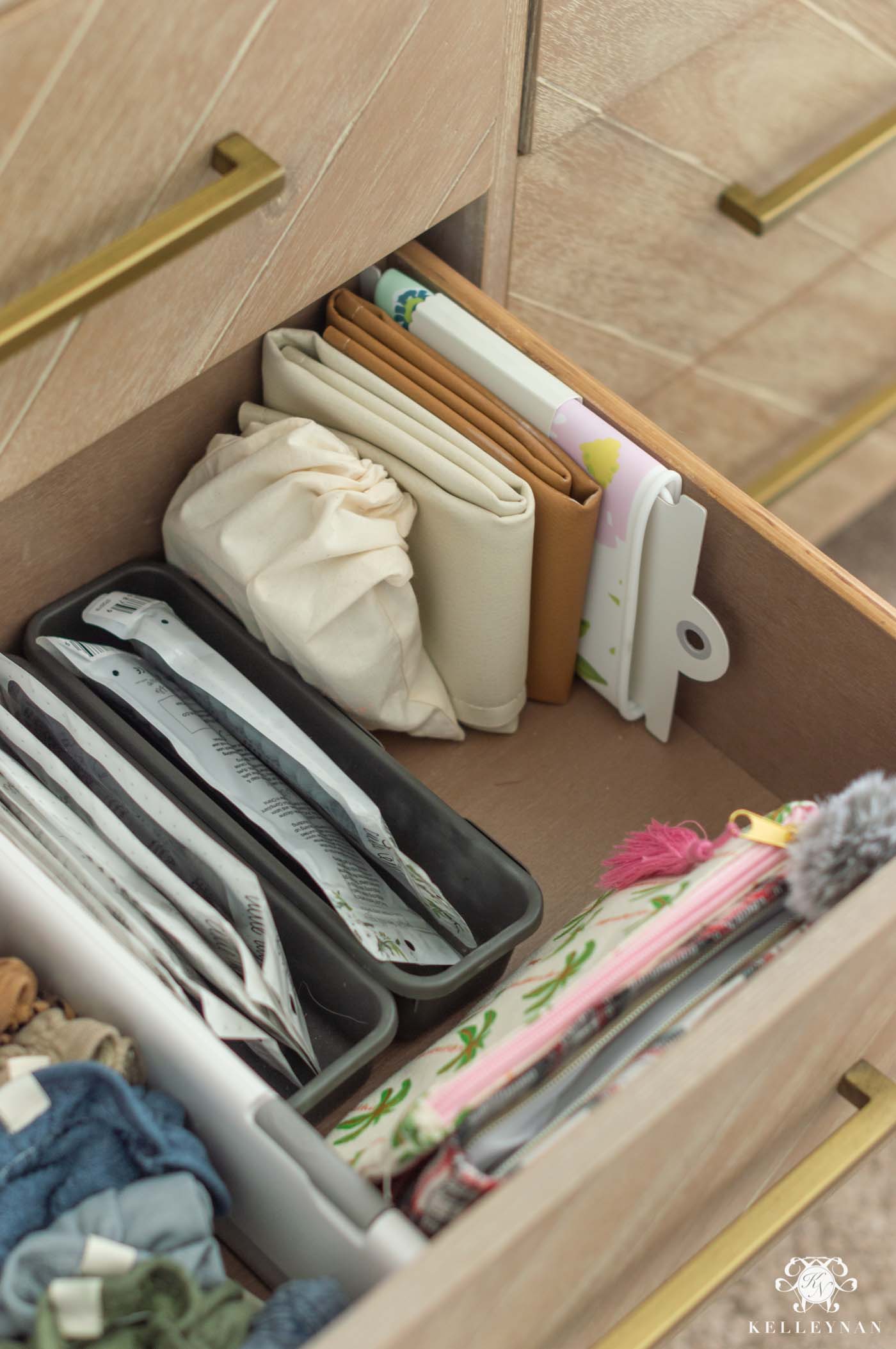 Organization Ideas When There's No Drawers in the Bathroom- Kelley Nan