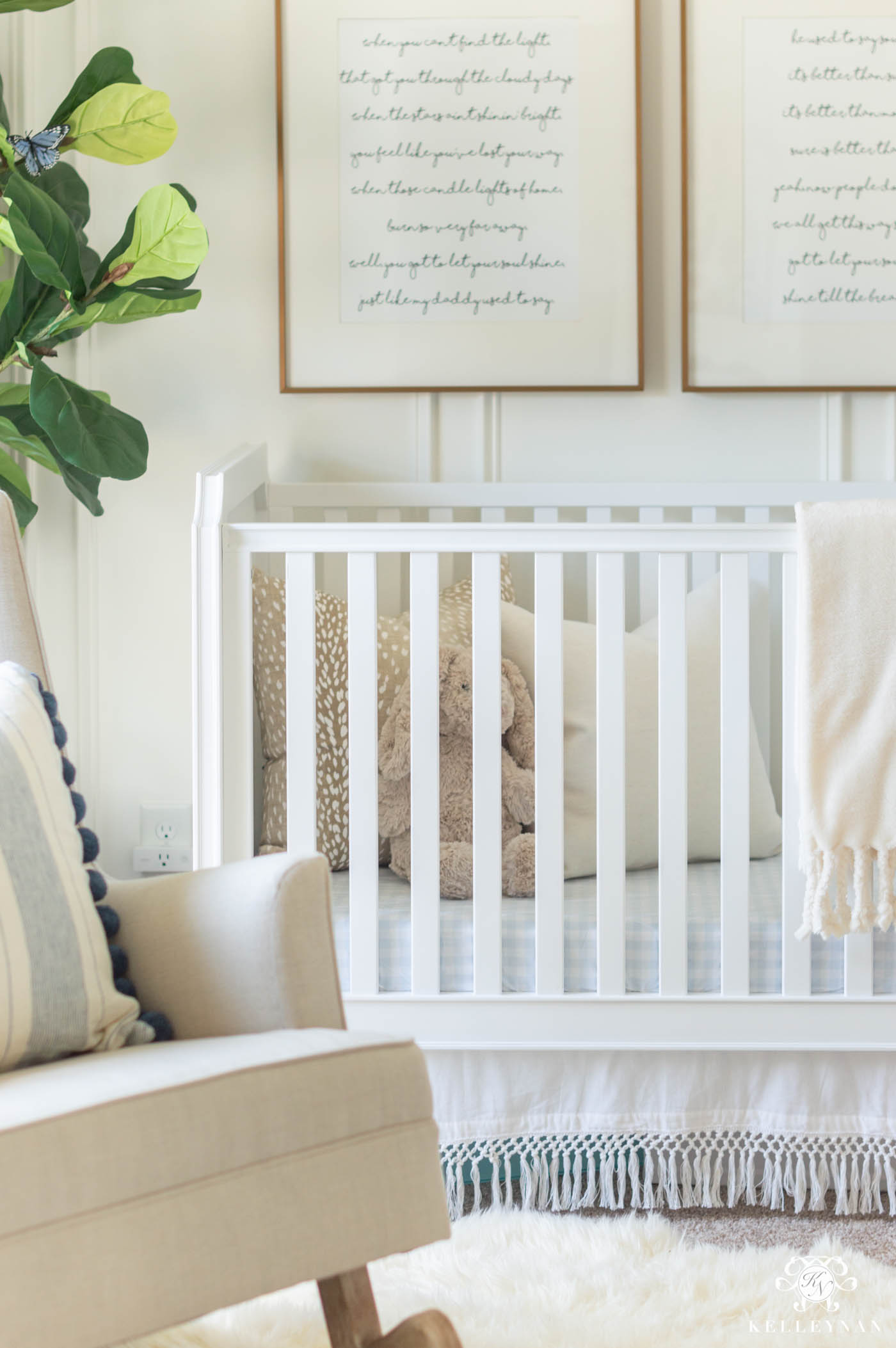 light blue baby room