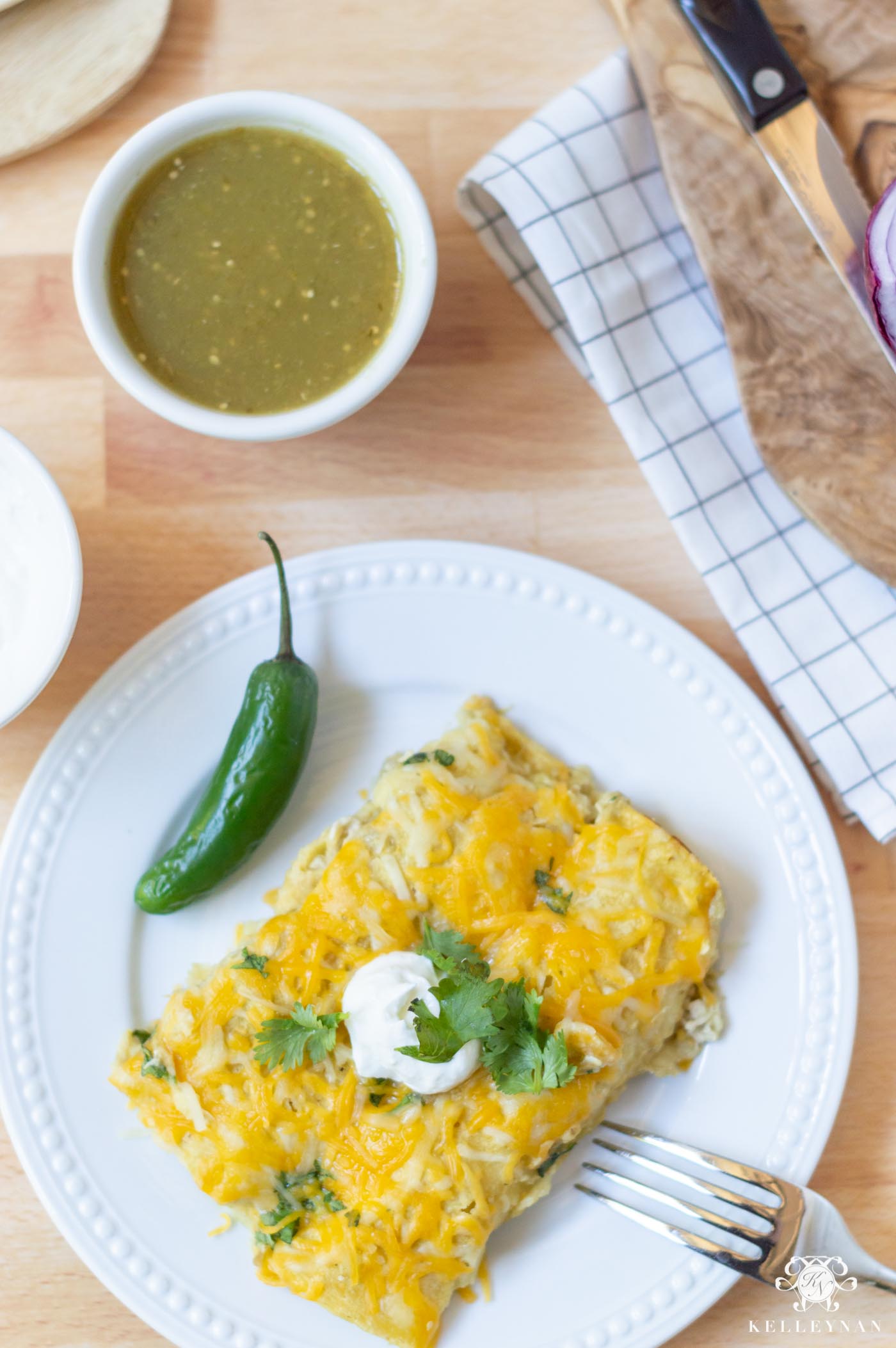 Yummy (EASY!) Chicken Enchiladas Verde Recipe