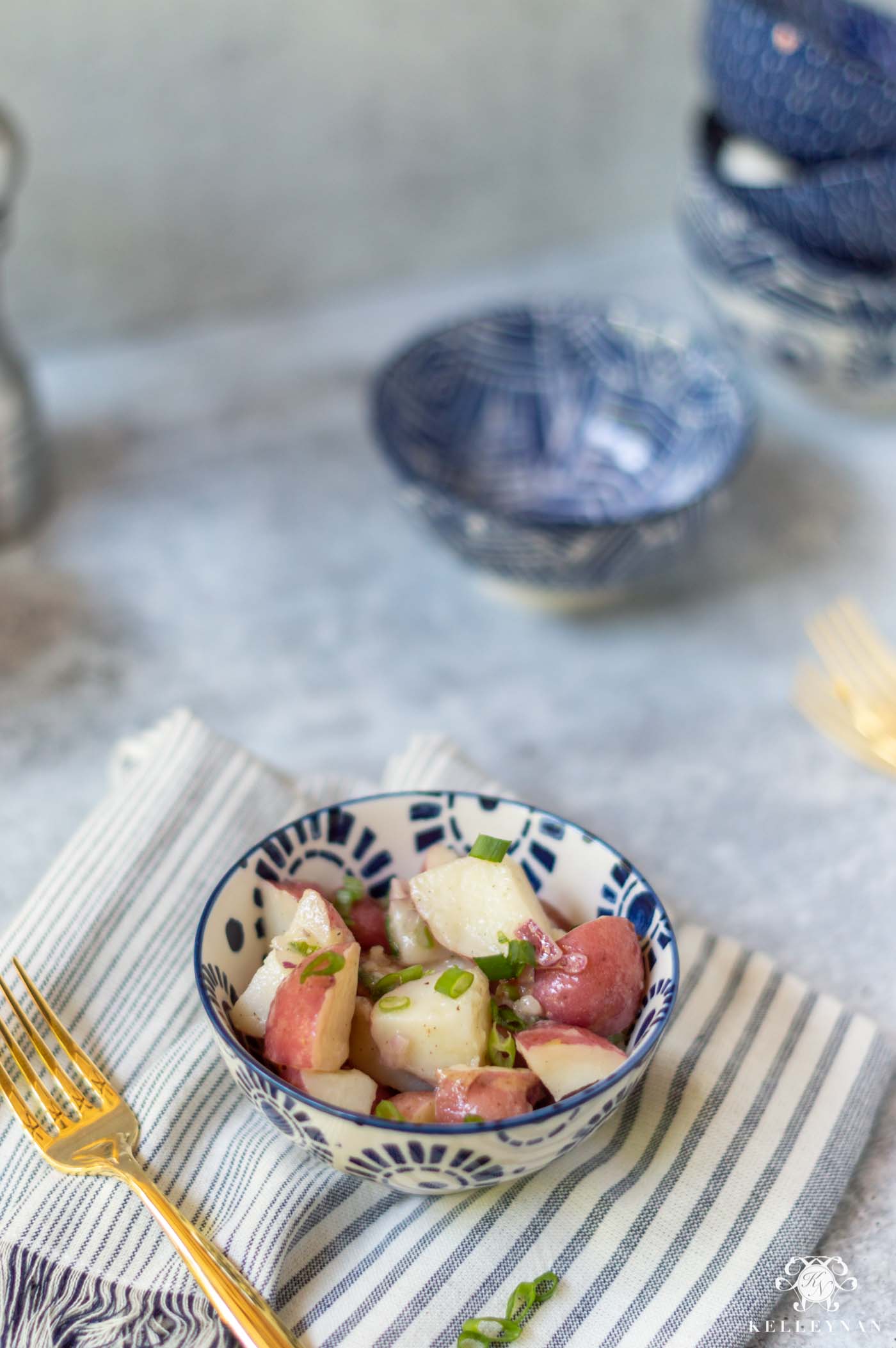 Simple Vinaigrette Based Potato Salad with only 3 ingredients!