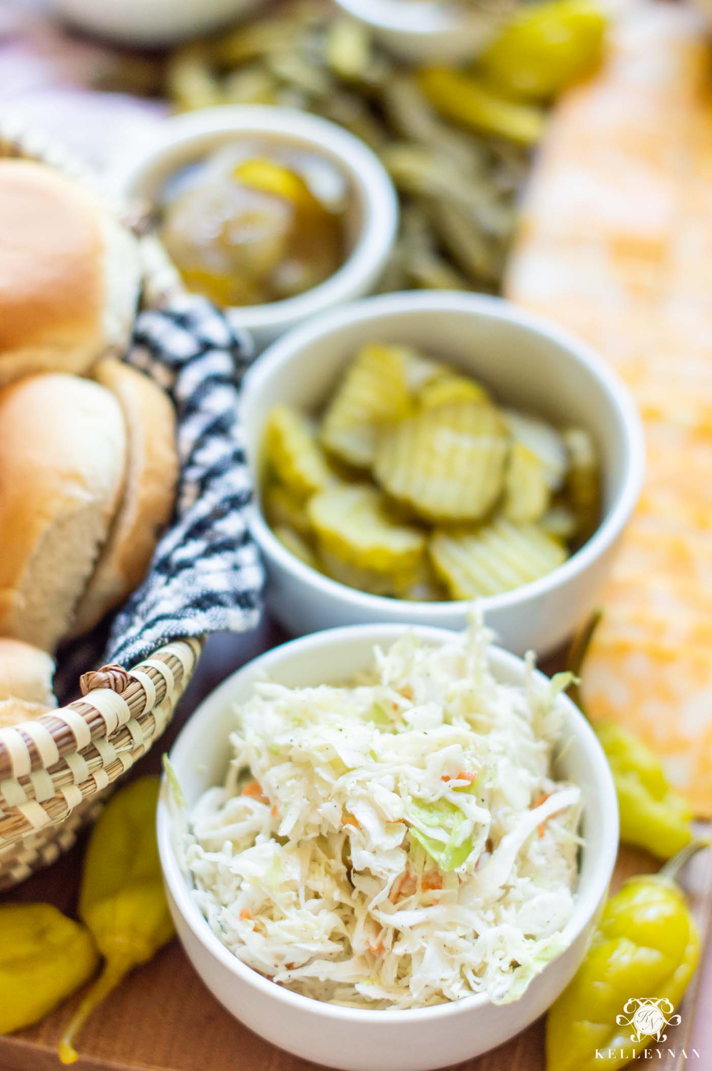 Toppings and Sides for BBQ Sliders