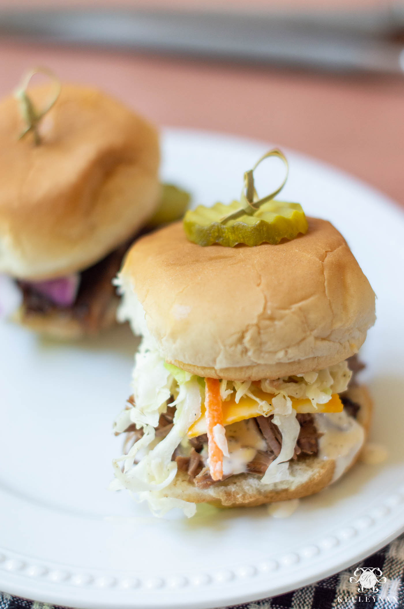 BBQ Slider Board with a Full List of ALL the best toppings