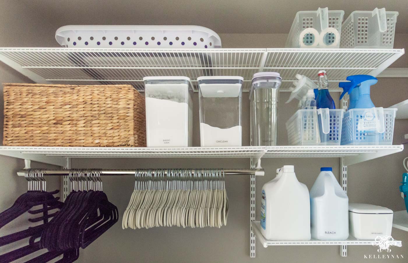 Small Laundry Room Organization Ideas - Kelley Nan