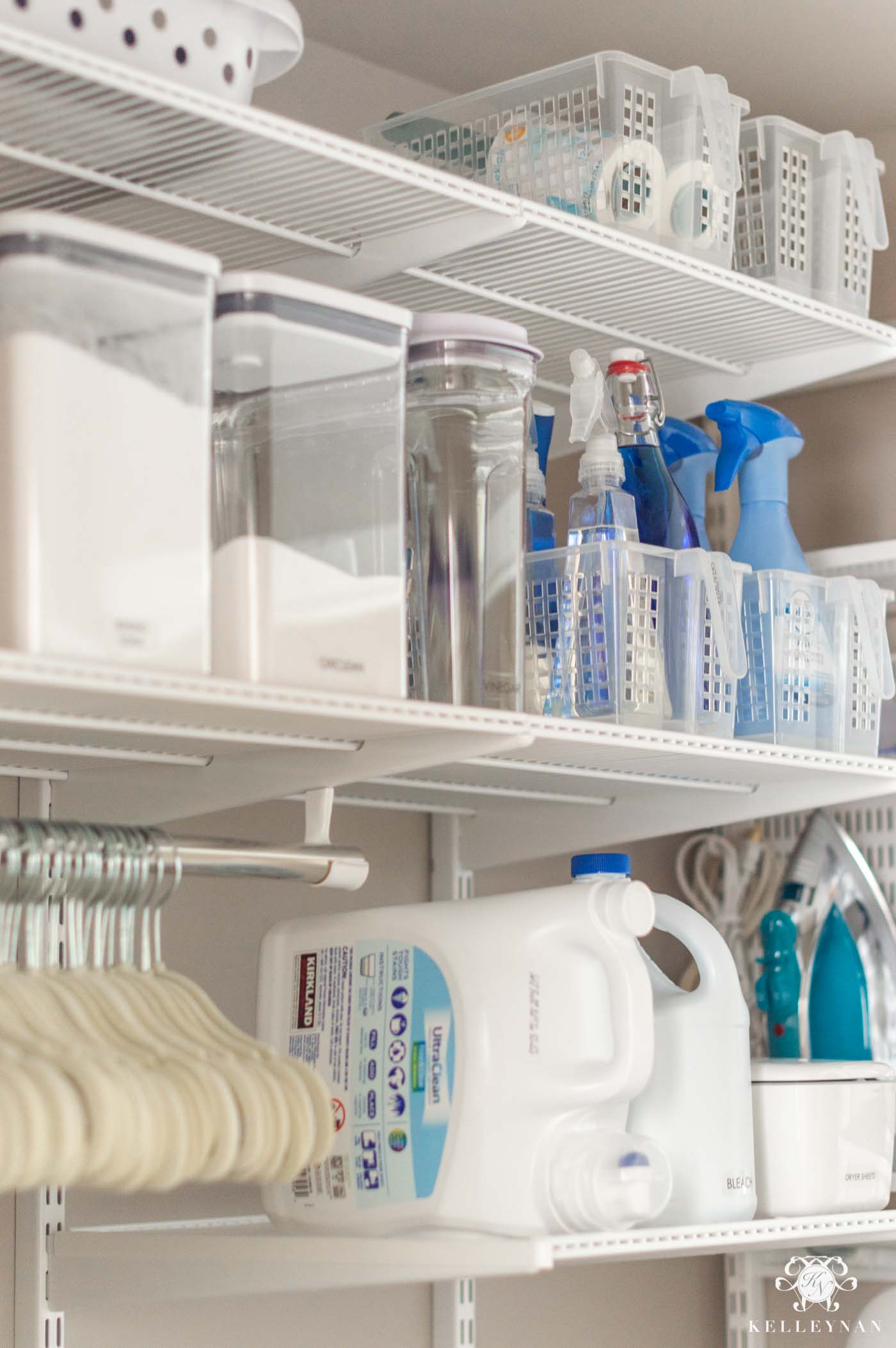 How to Organize a Small Laundry Room without Cabinets