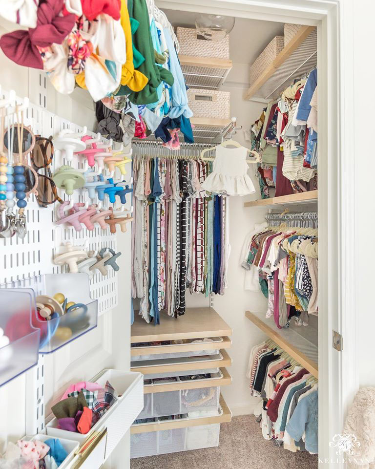 Organized Foyer Coat Closet- Before and After Makeover - Kelley Nan