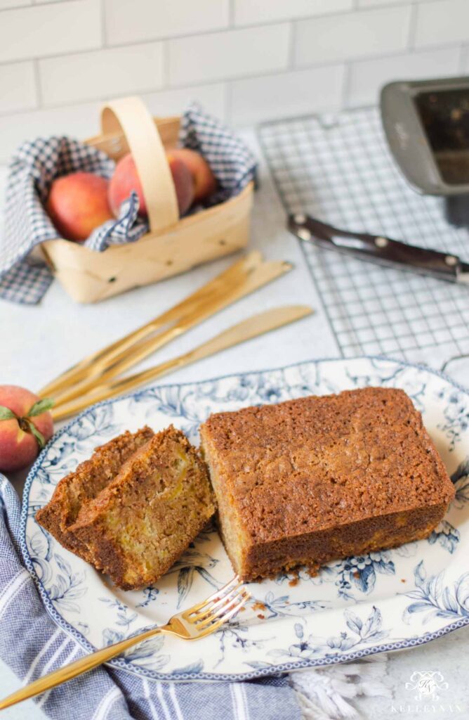 Easy moist peach bread recipe easy kelley nan