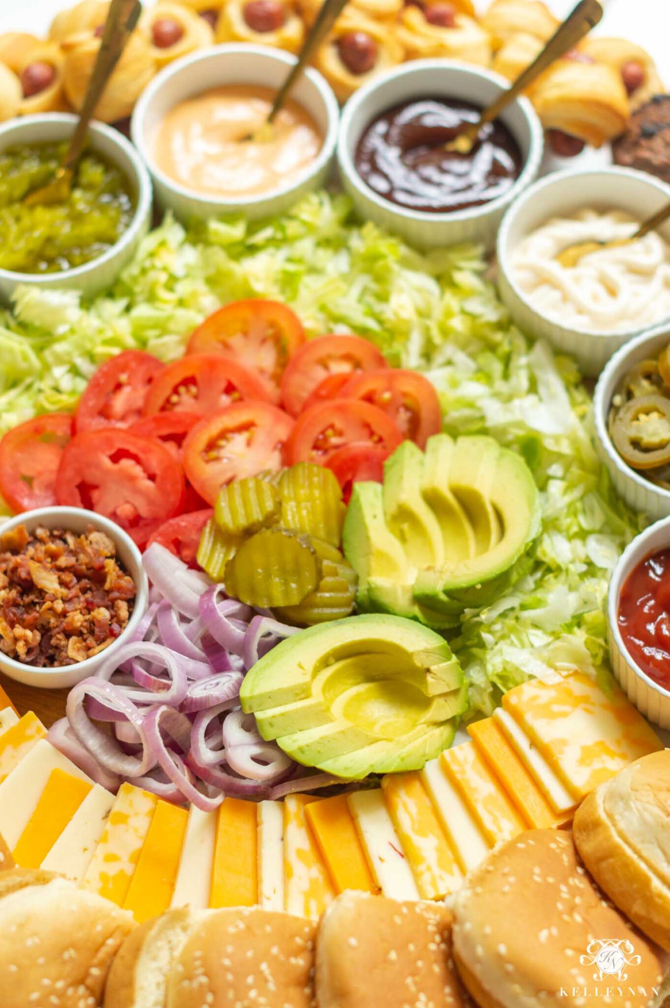 Build Your Own Burger Bar (A New Charcuterie Board!) Kelley Nan