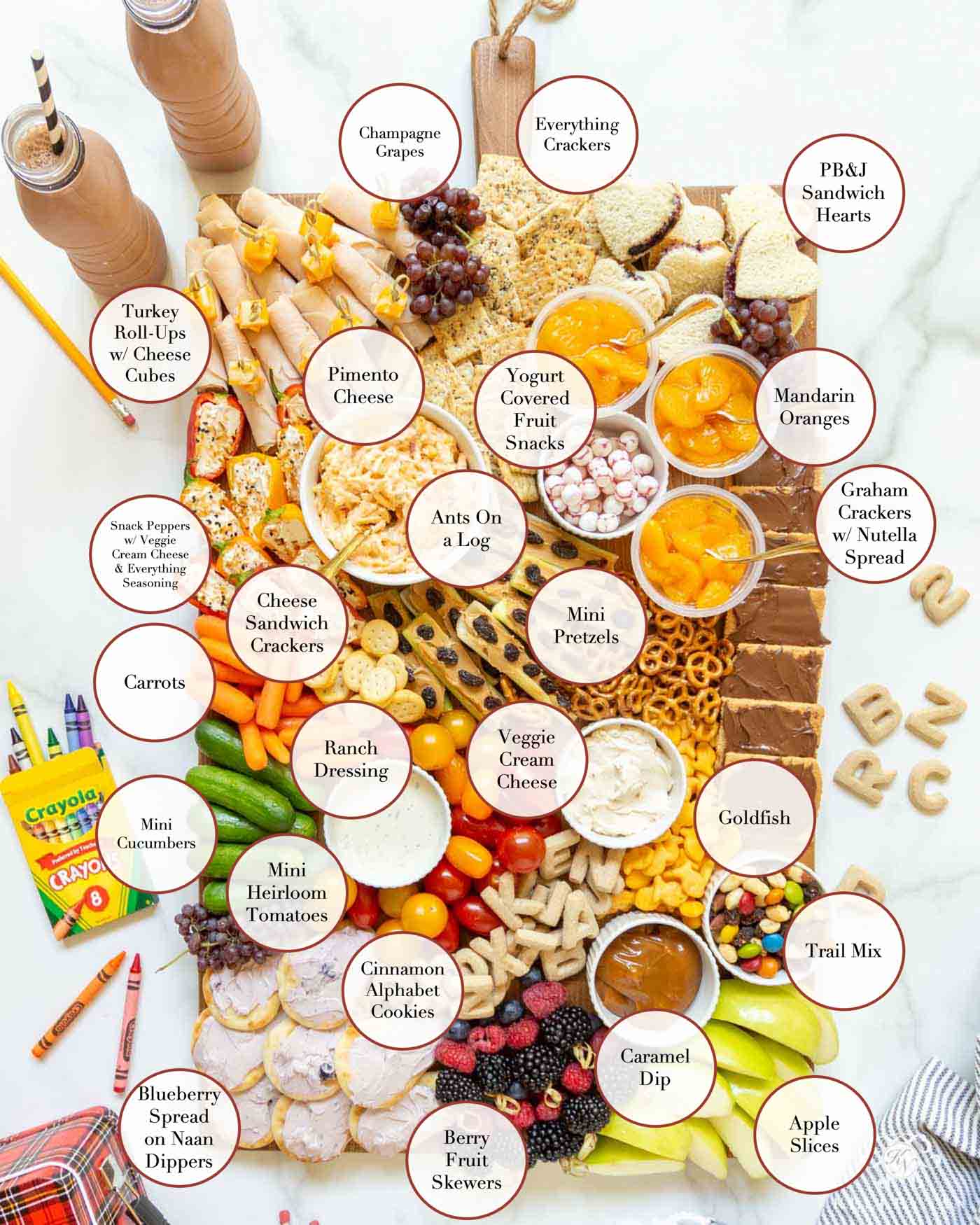 Back to School Charcuterie Board for Kids!