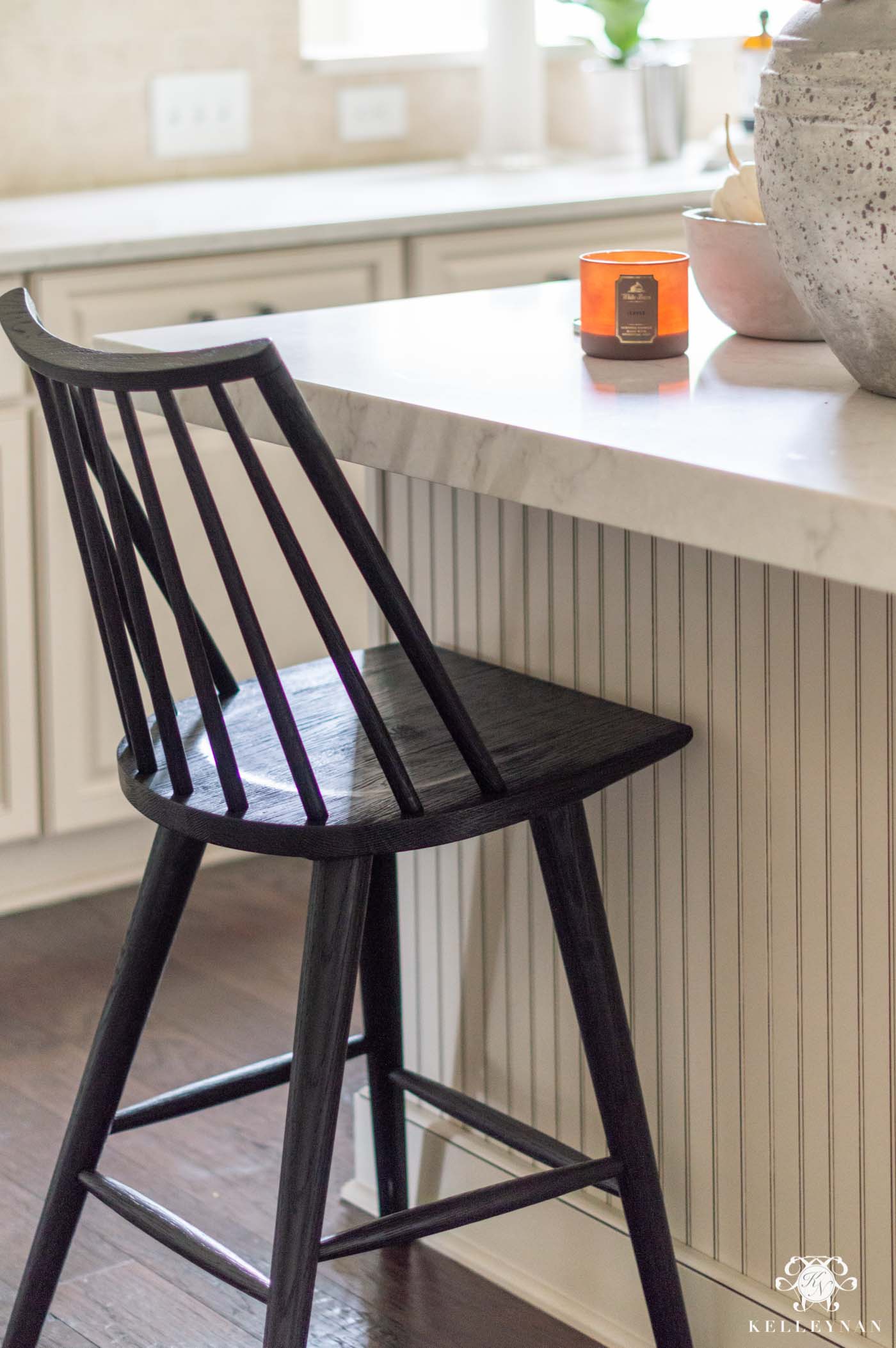 windsor counter stool black