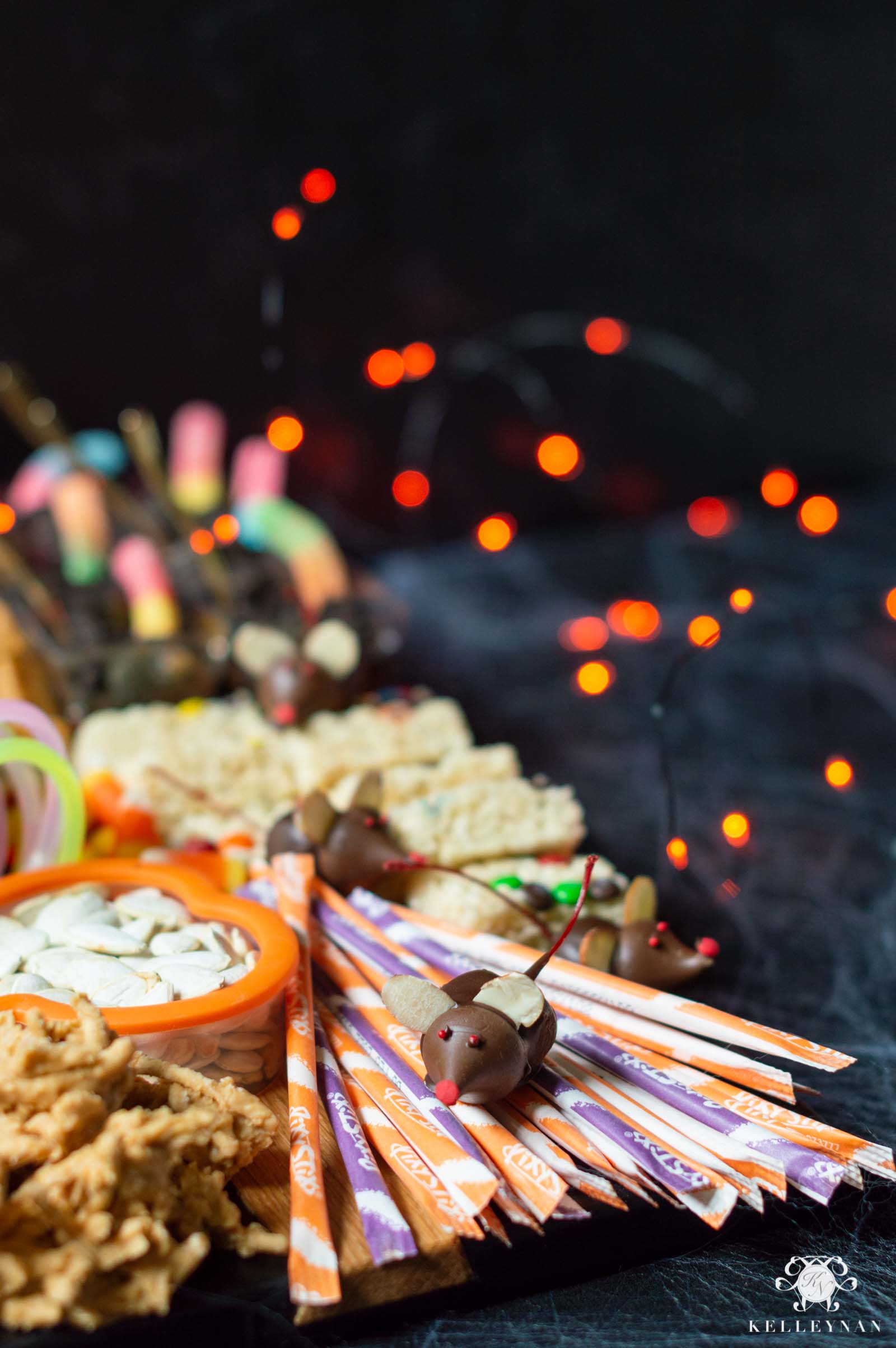 The Ultimate Halloween Charcuterie Board wit Spooky Snacks & Treats