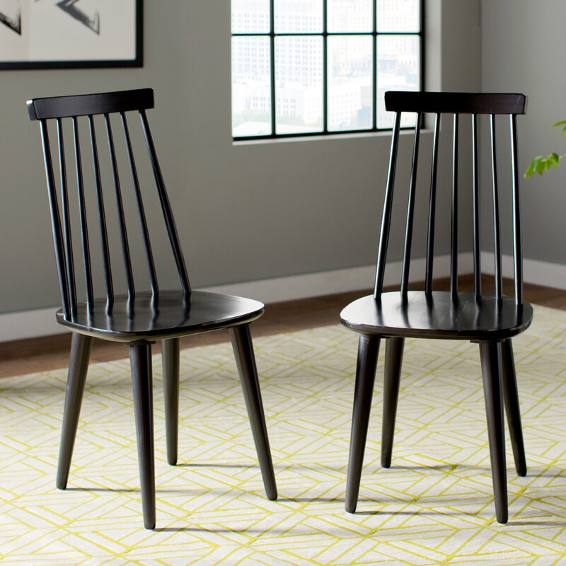 Modern black 2025 windsor dining chairs