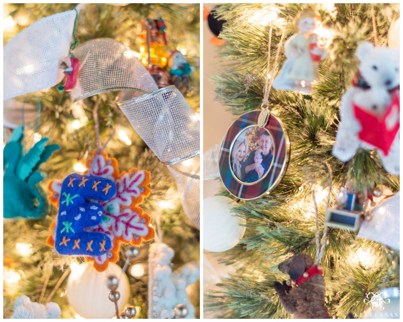 Nostalgia Christmas Tree with Annual Ornaments
