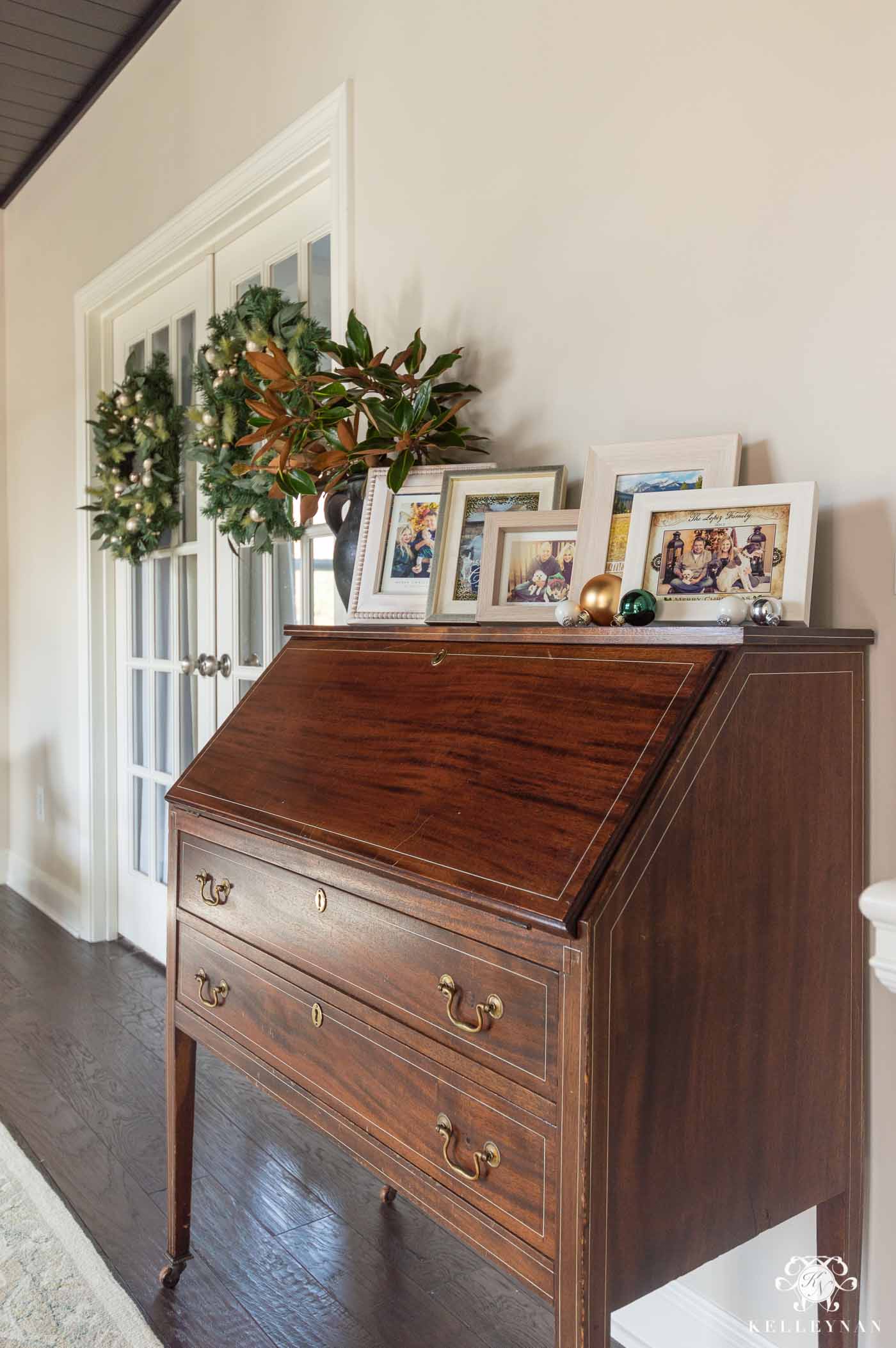 Incorporating Antique Furniture into a Transitional Room