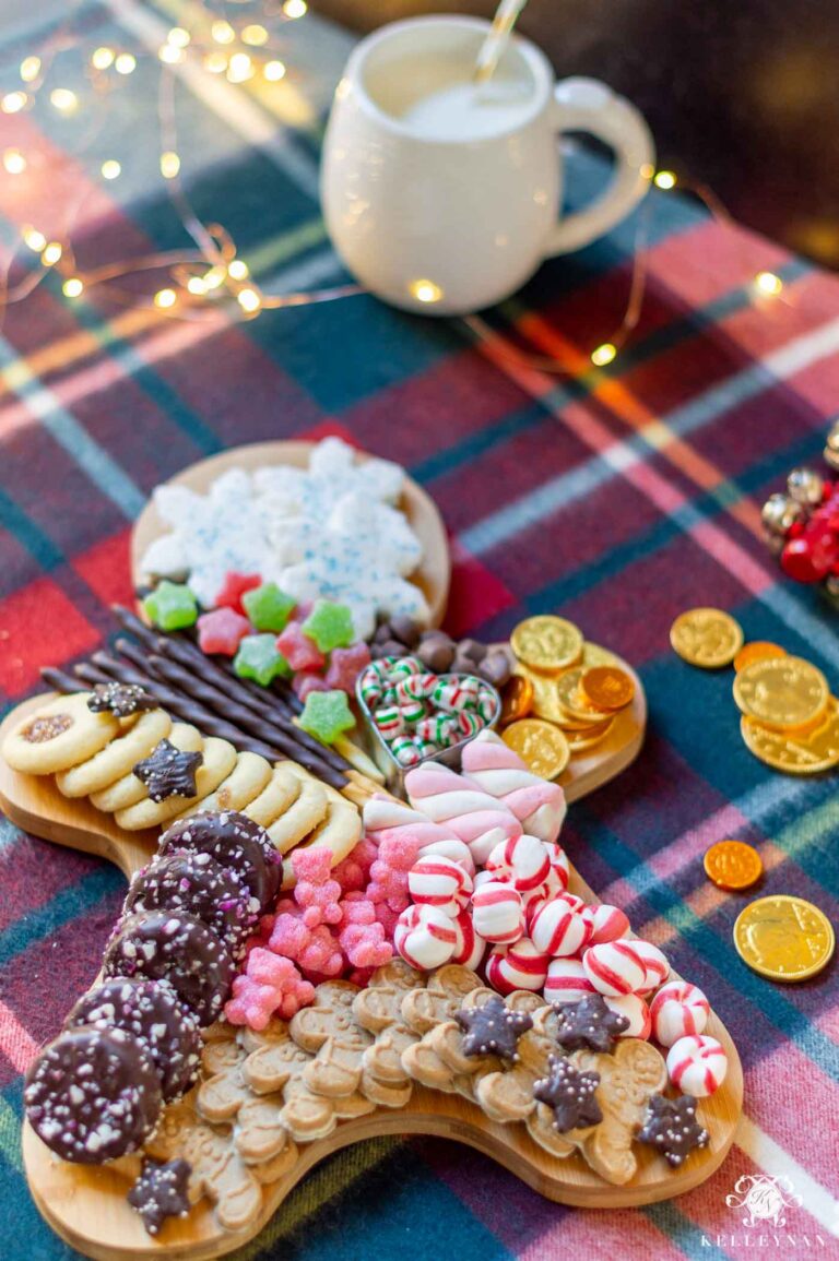 Santa Charcuterie Board Plus One For The Reindeer Kelley Nan