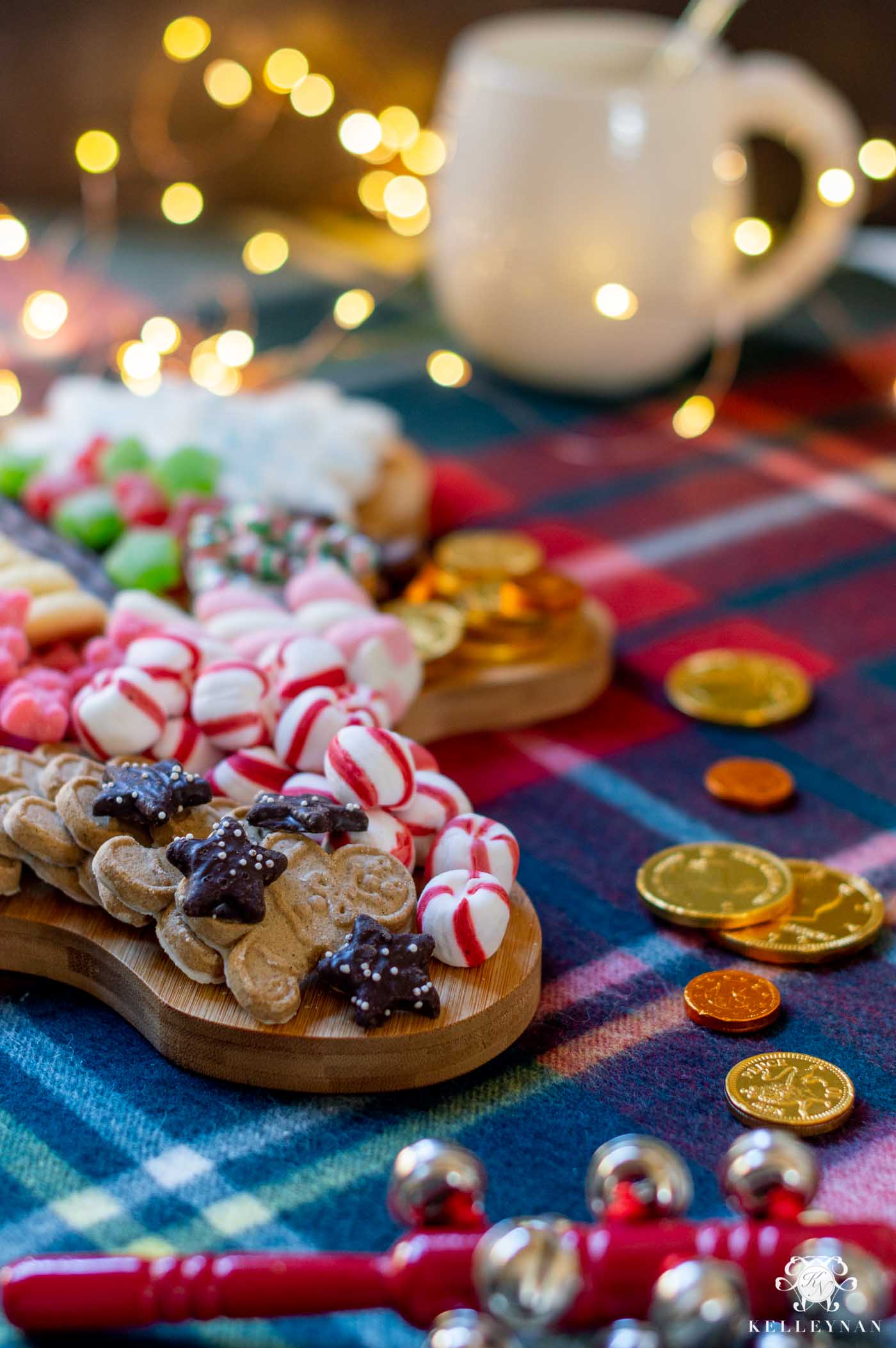 Night Before Christmas Santa and Reindeer Charcuterie Boards