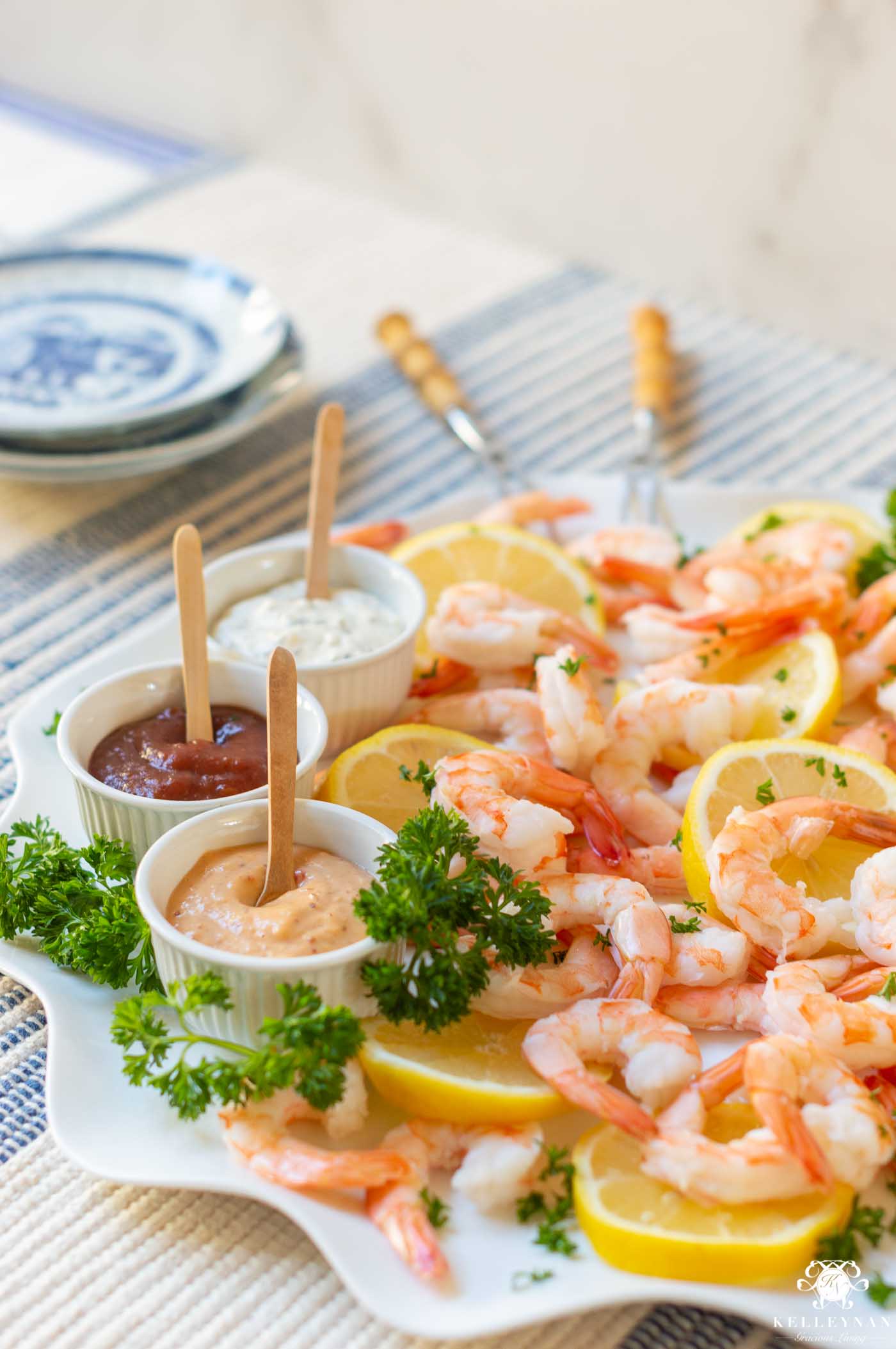 The Prettiest Shrimp Platter for Your Next Shower or Party