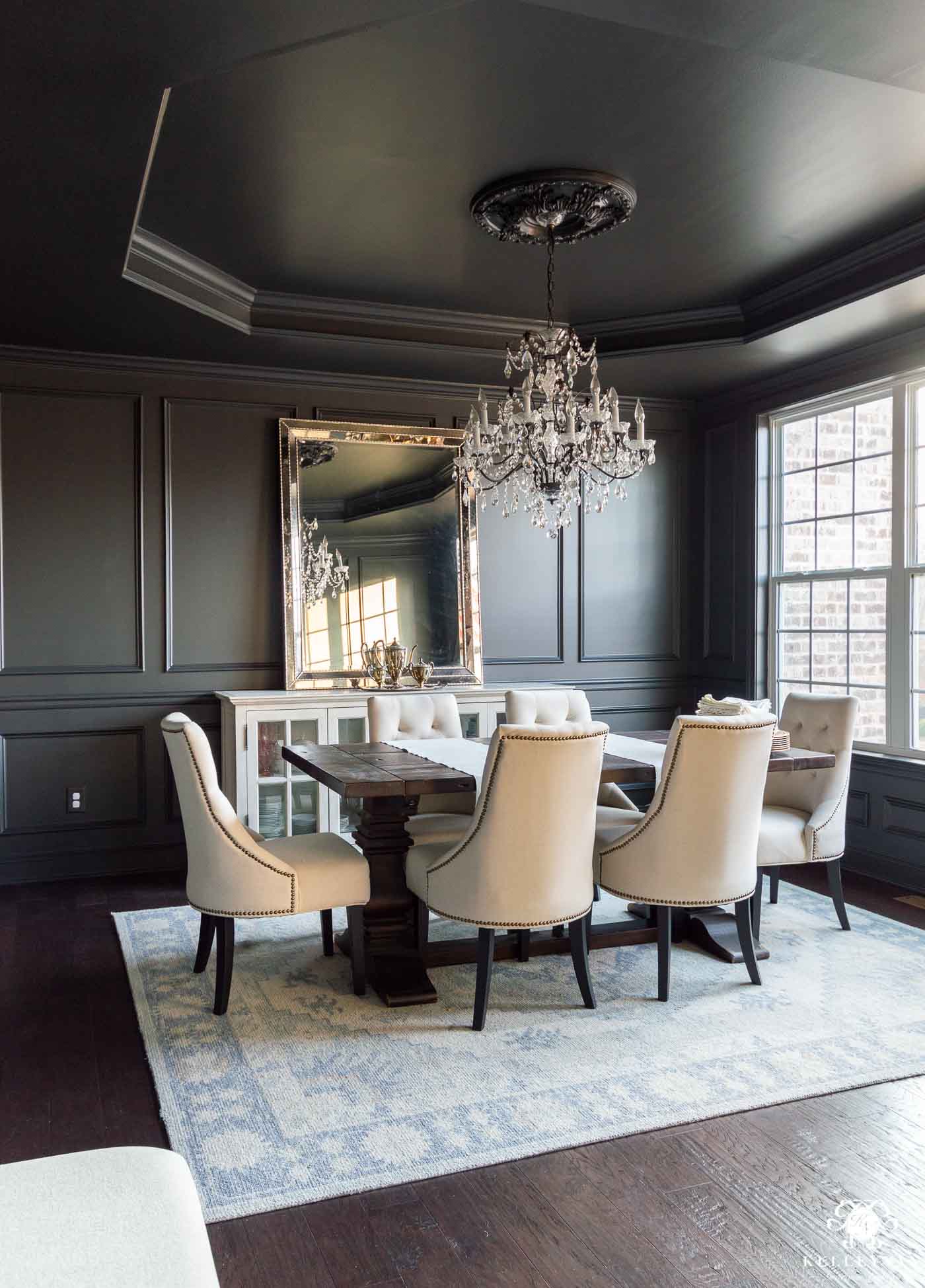 Black Dining Room Makeover Plan