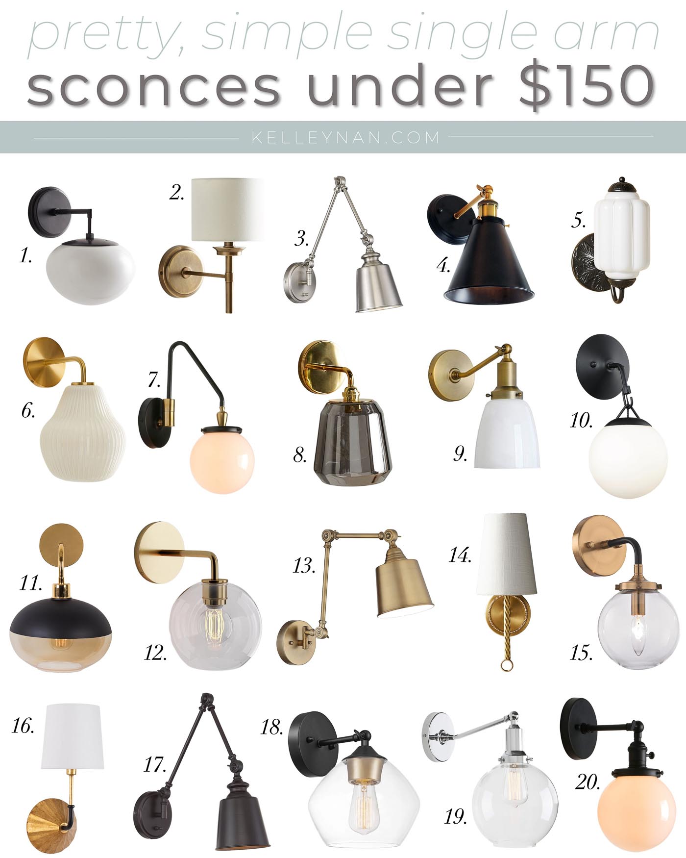 Affordable wall outlet sconces