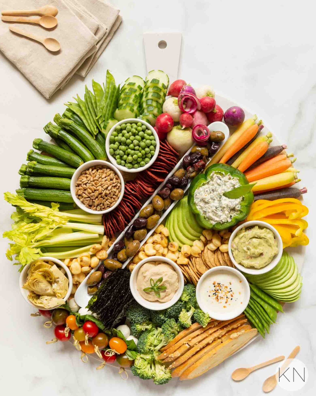 10 Tips to Create the Perfect Crudité Board - Kelley Nan