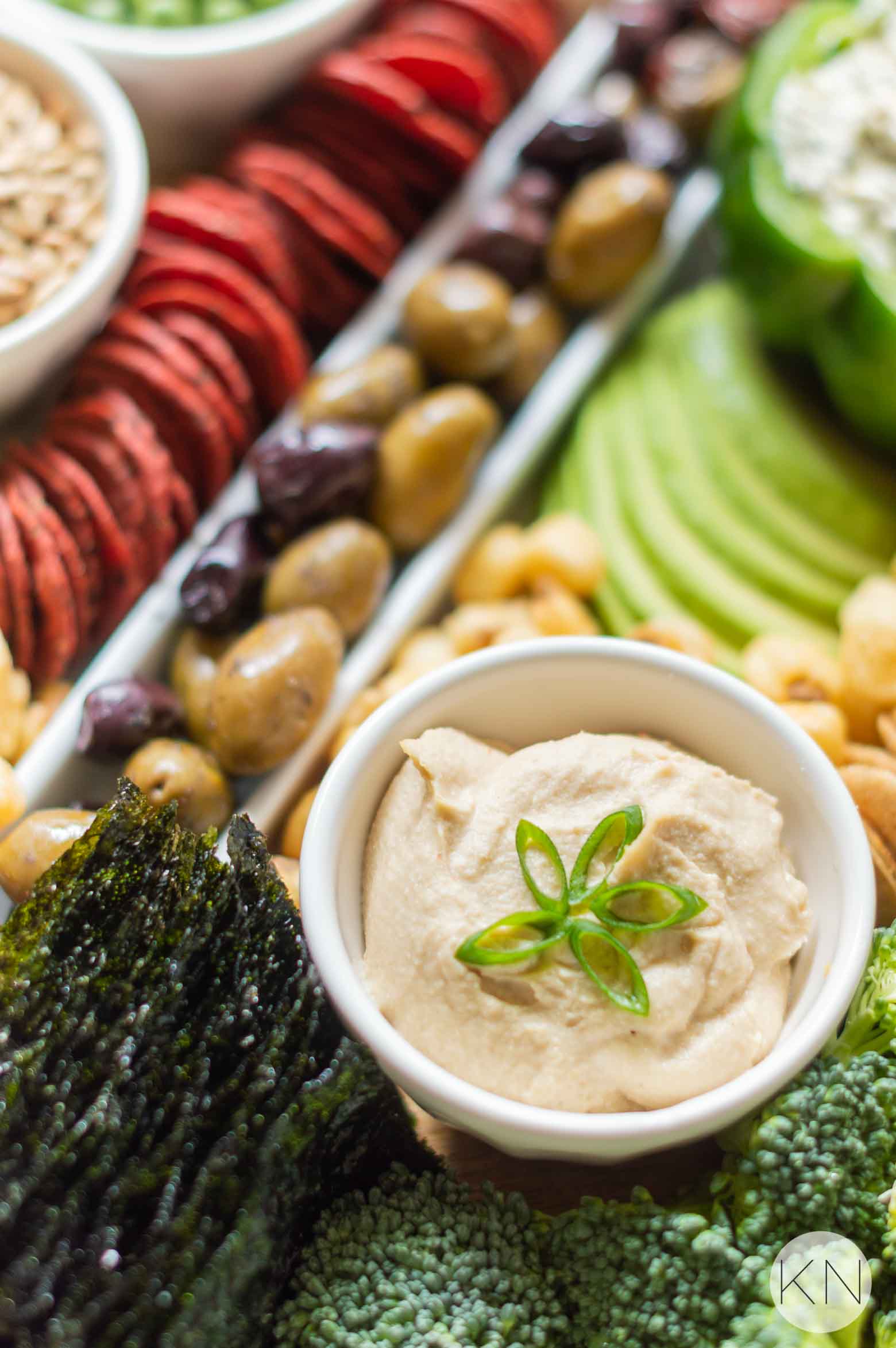 Crudités Board with All the Platter Toppings