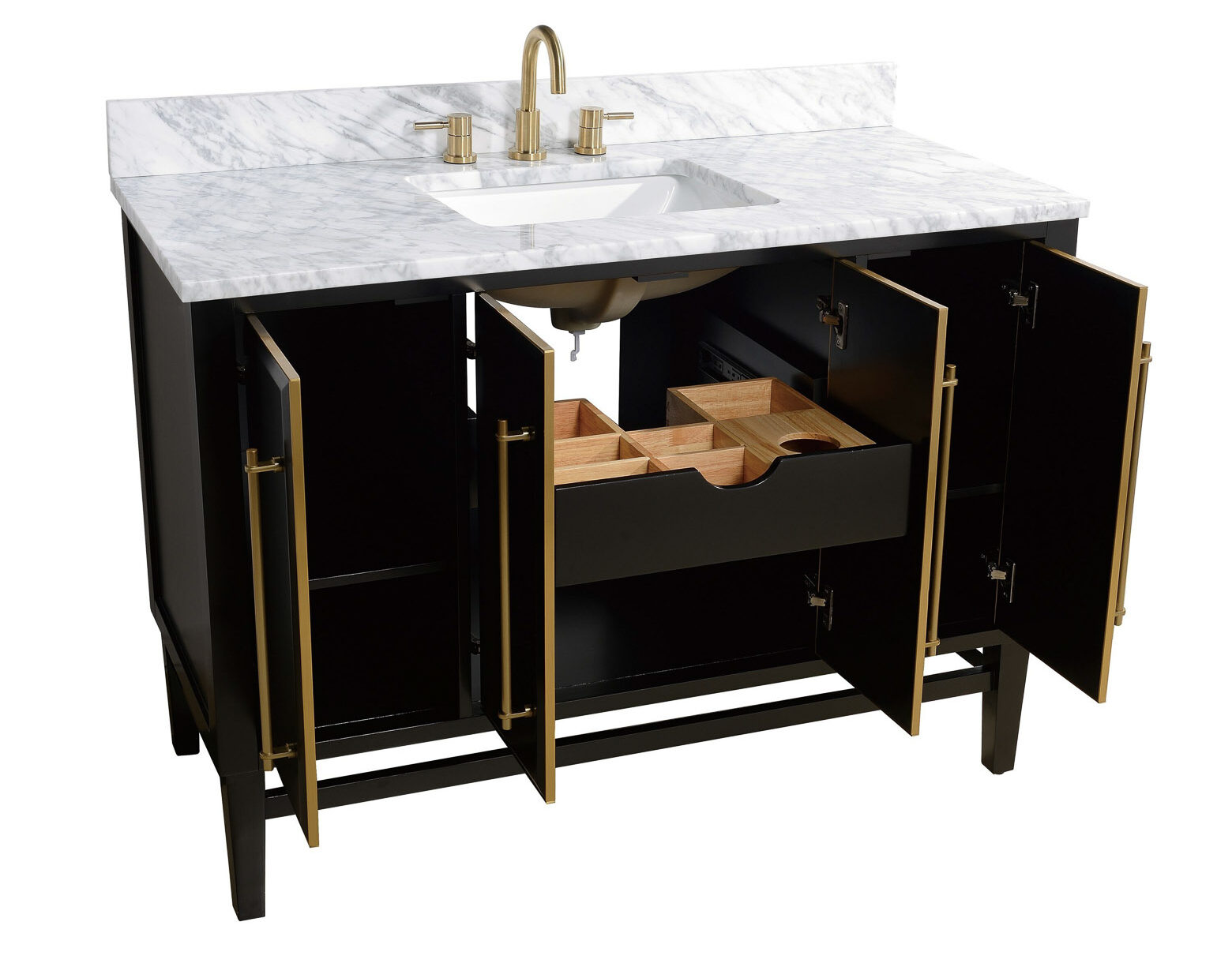 48"-55" Single Sink Vanities with Storage