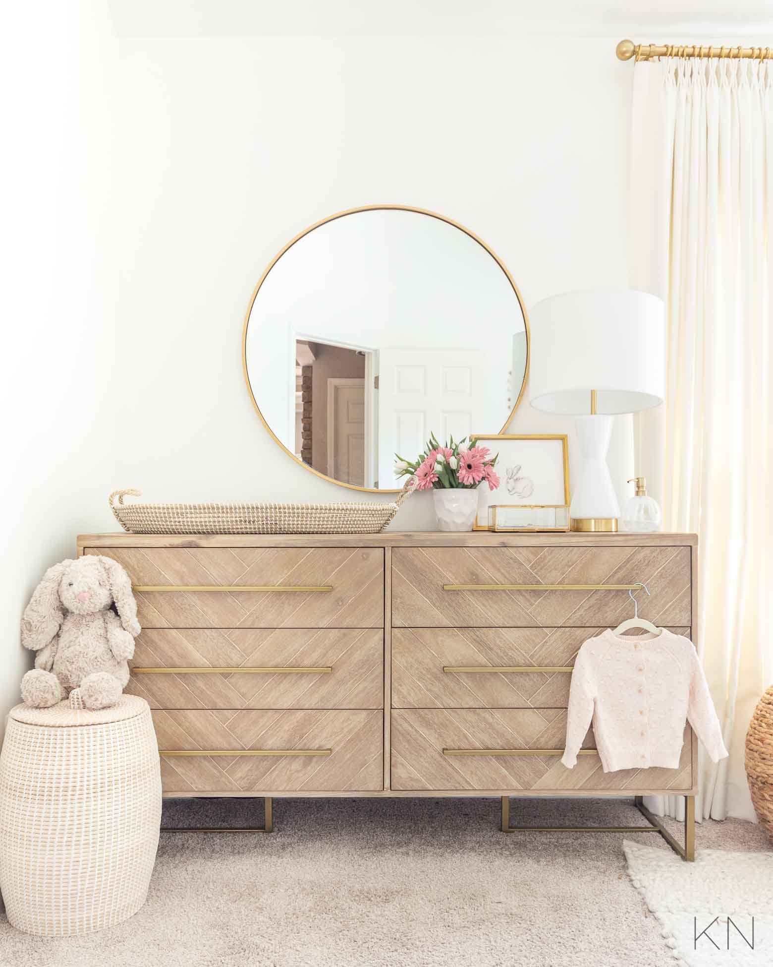 Nursery Dresser Organization: Tried & True Tips - Kelley Nan