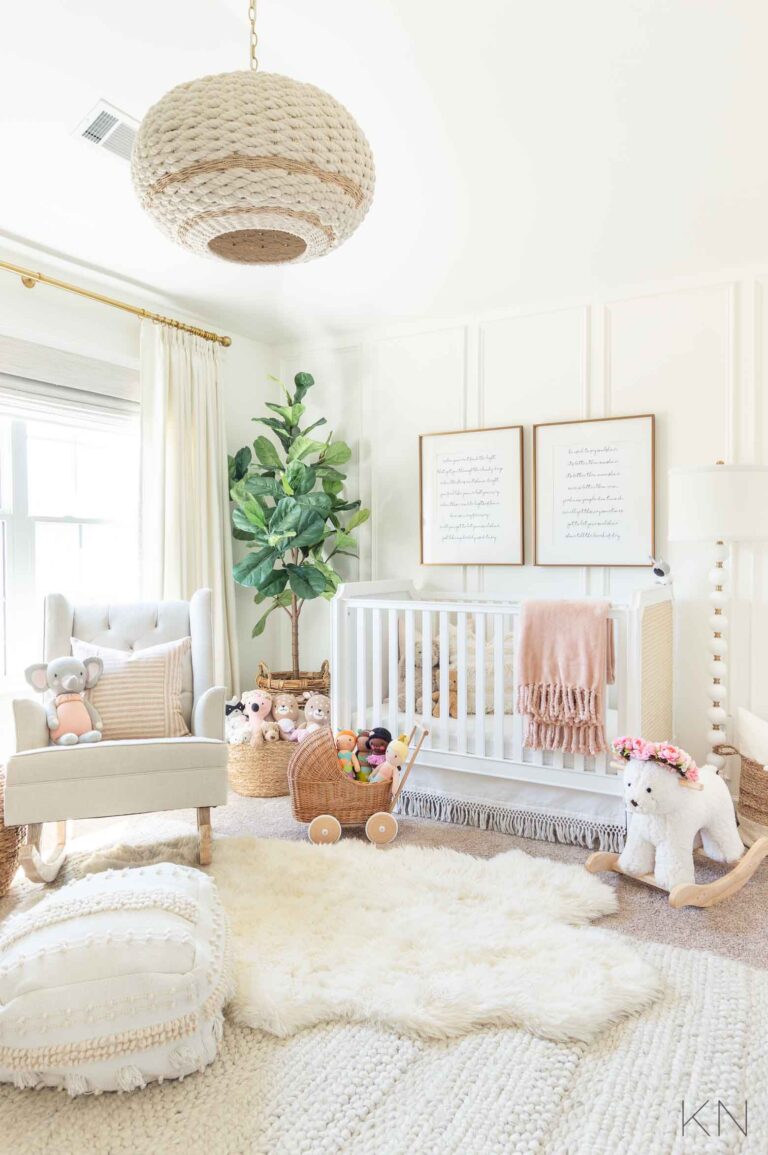 7 Tips to Create a Pink Nursery for a Baby Girl - Kelley Nan