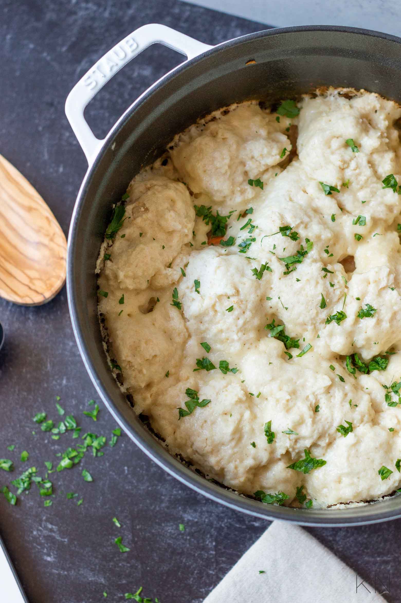 Amazing, Easy Stovetop Chicken and Biscuits Recipe