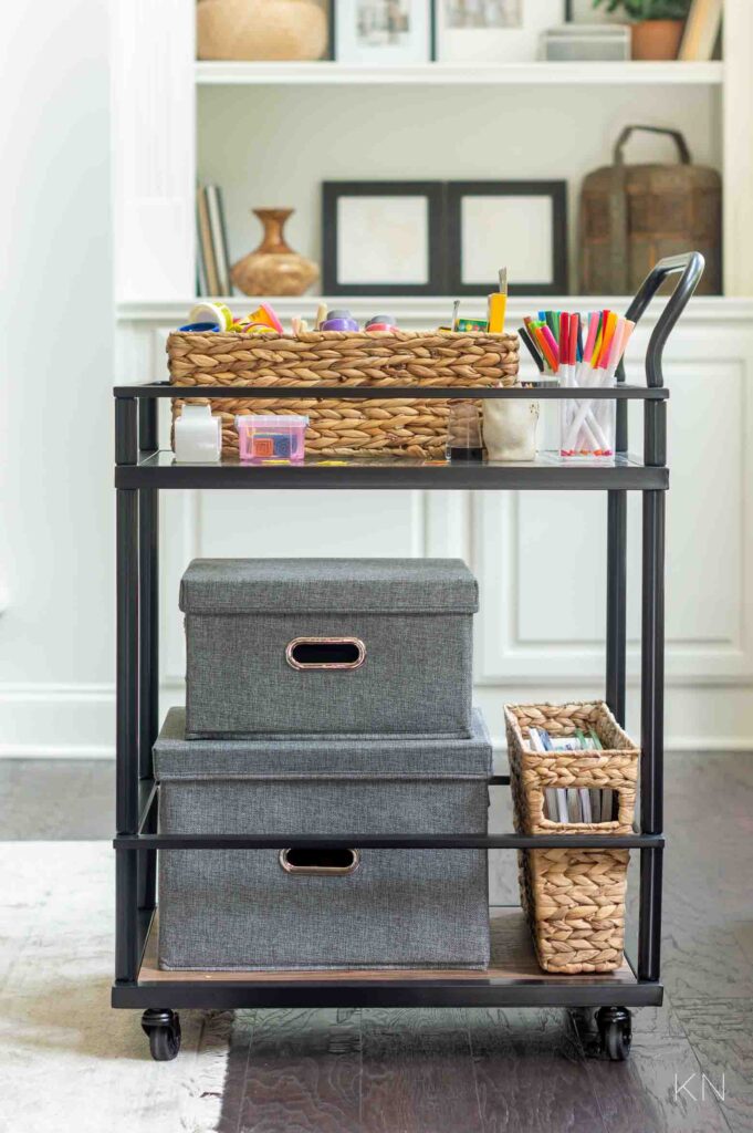 40 Bar Cart Ideas & Ways to Use Bart Carts Around the House Kelley Nan
