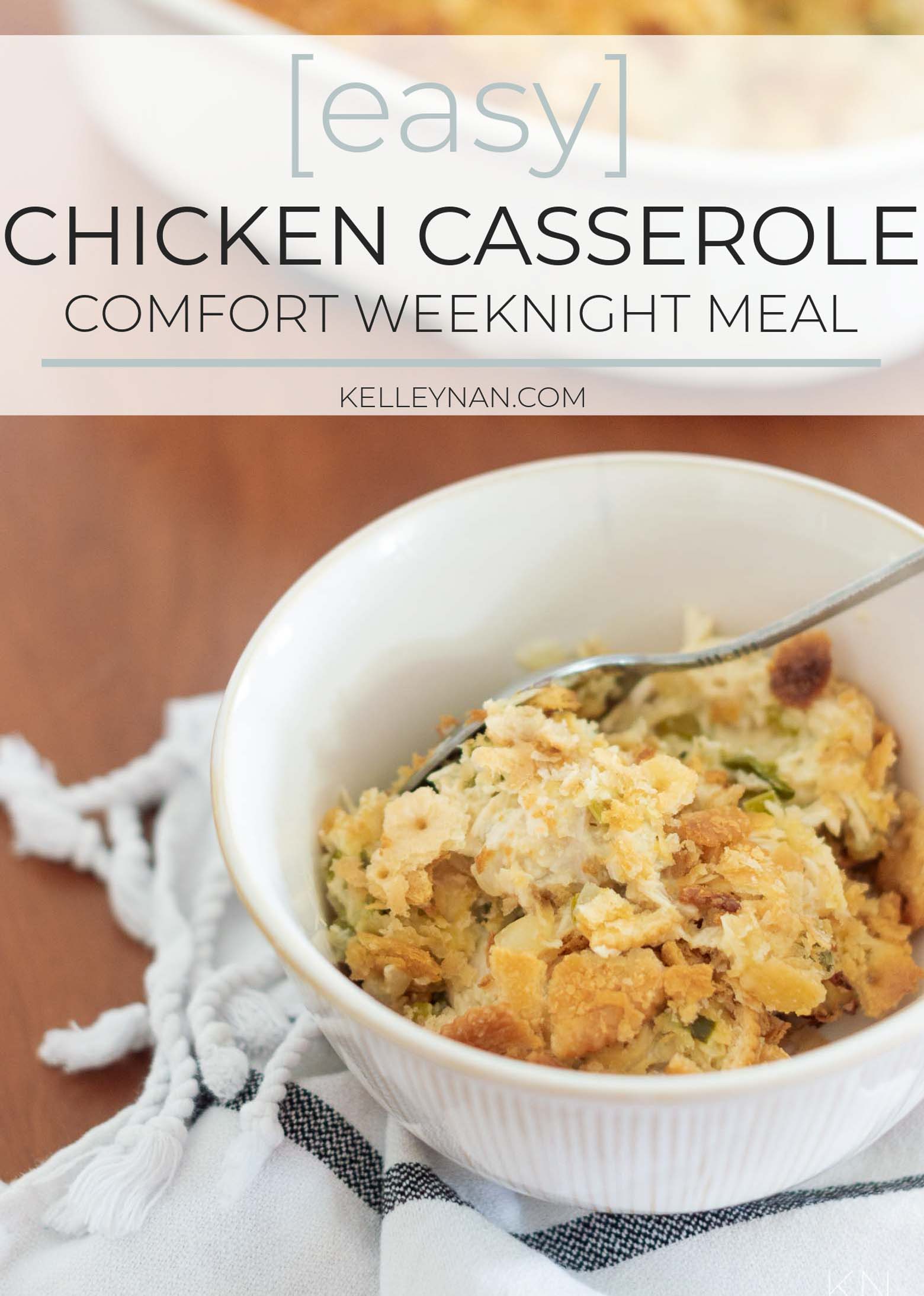 Weeknight Dinner Idea: Easy Chicken Casserole with Ritz Cracker Topping