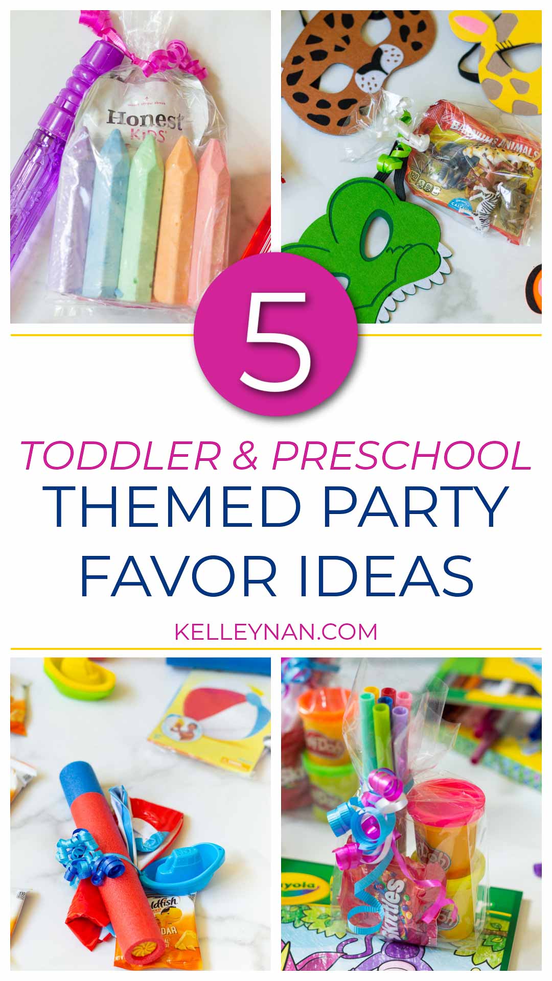 5 Toddler & Preschooler Party Favor Ideas for Kids - Kelley Nan