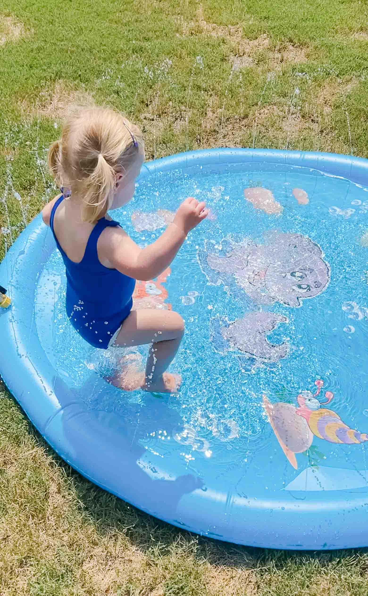 Amazon Splash Pad- Awesome Toddler Summer Activity