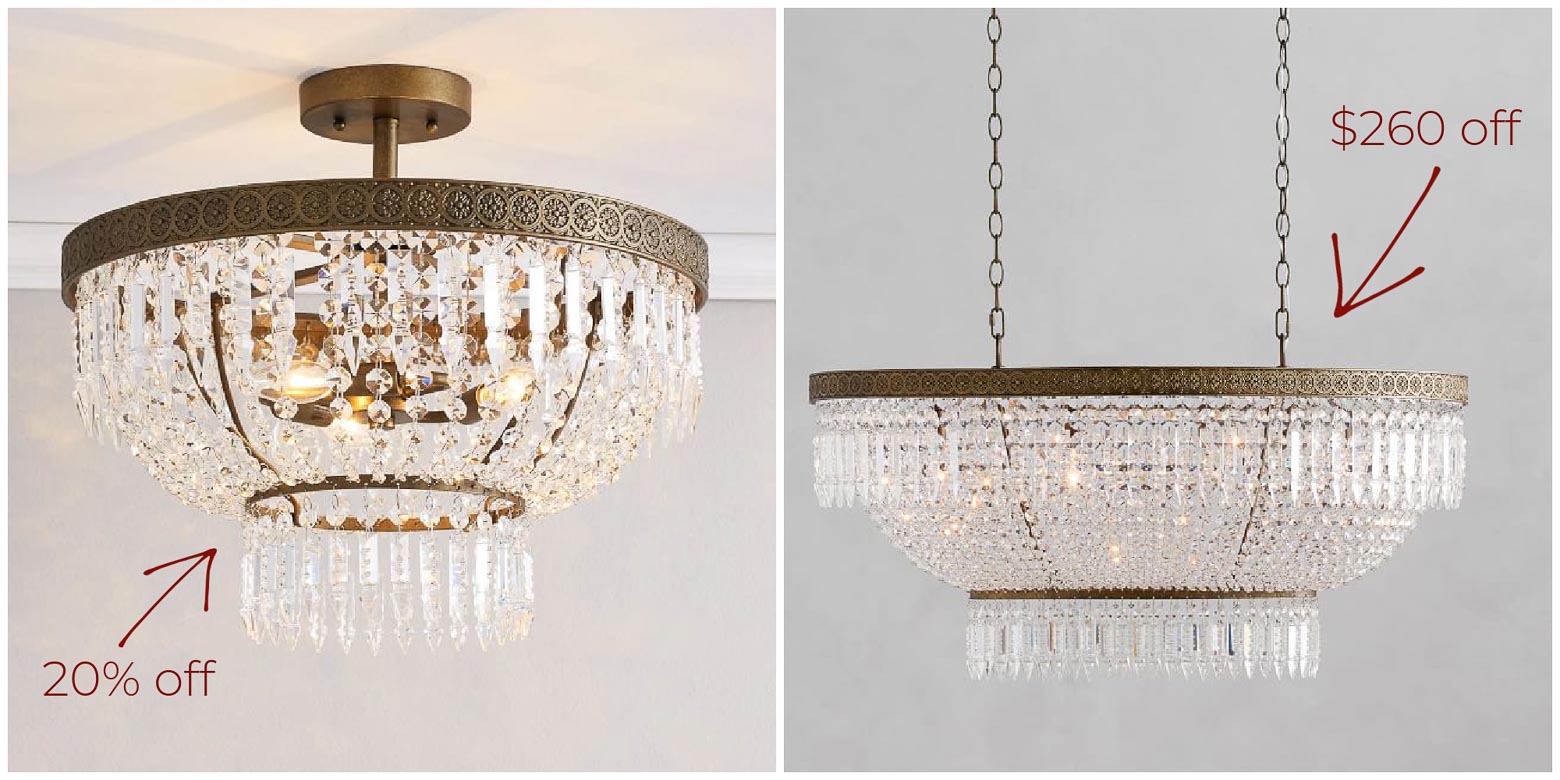 Pottery barn deals scarlett chandelier