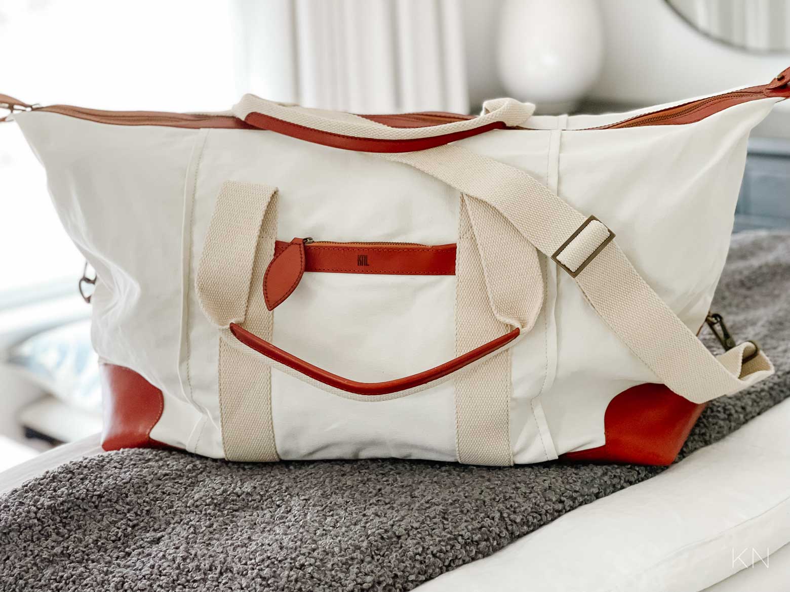 Christmas Gift Ideas -- Favorite Canvas & Leather Weekender Bag