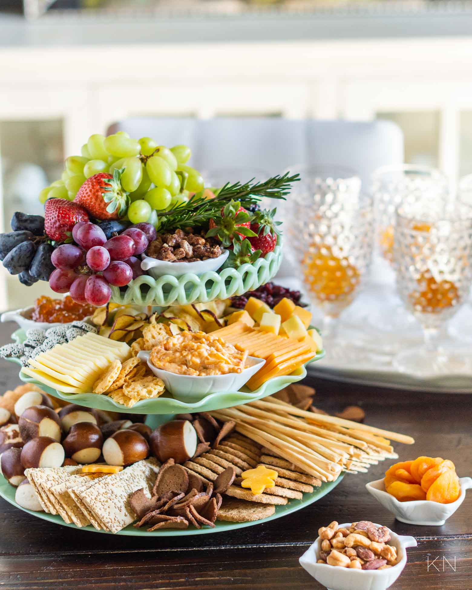 Vertical Tiered Charcuterie Board Tower